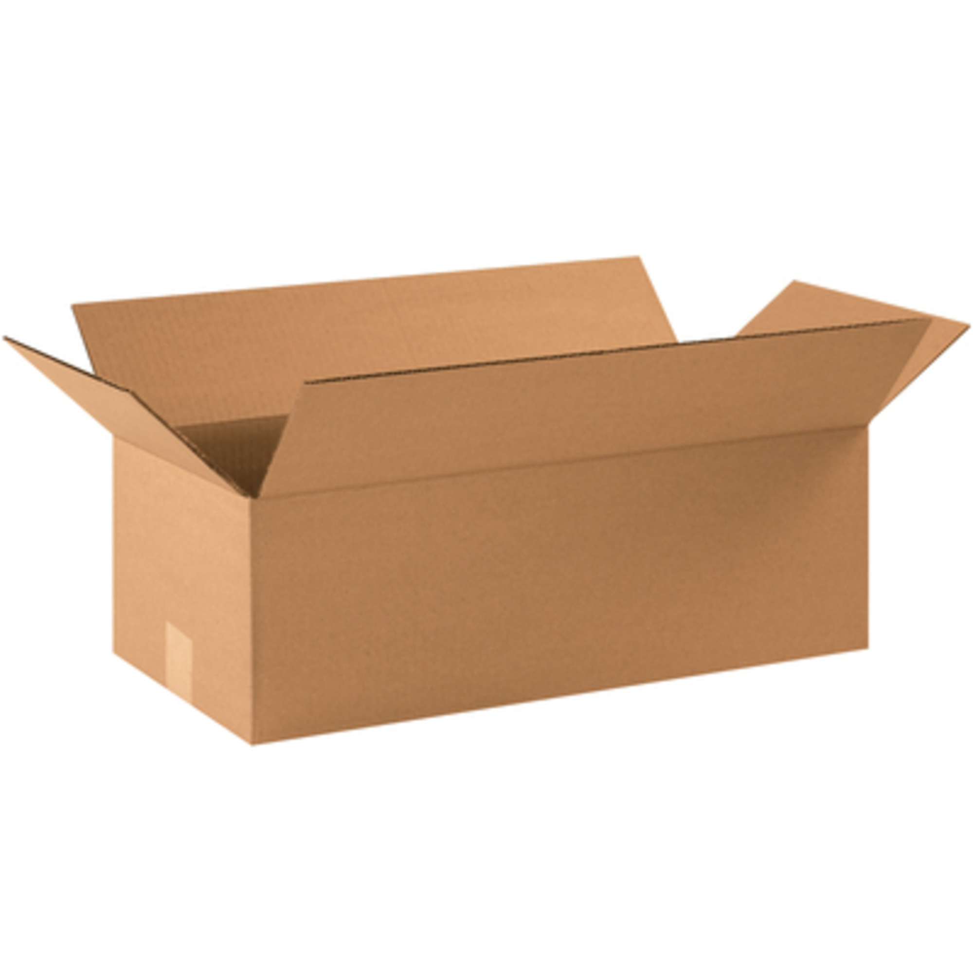 Stock Packaging Flat Corrugated Boxes — 22in. x 10in. x 6in., 25 Pcs, Model# 22106