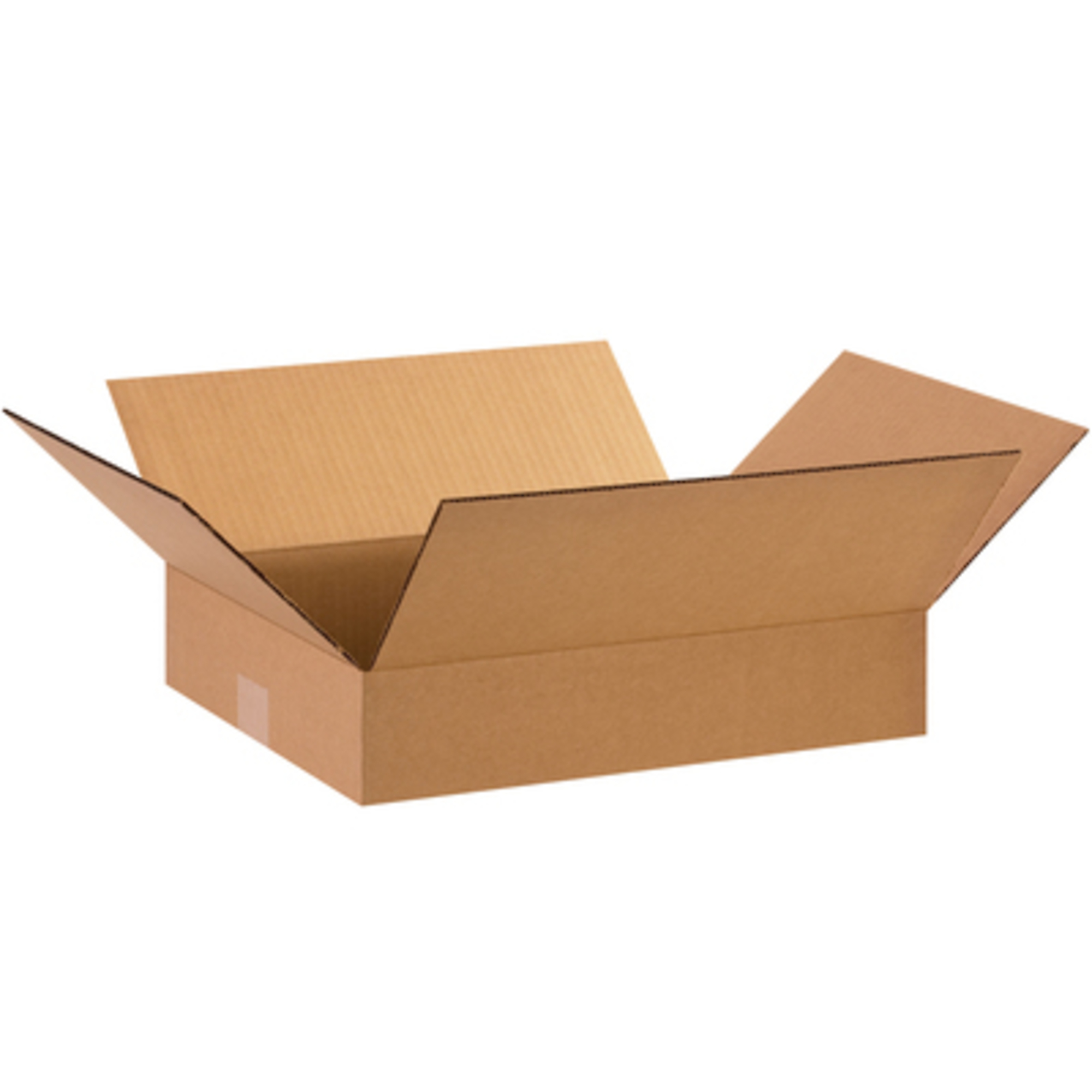 15 x 12 x 3in. Flat Corrugated Boxes 25/CS, Model# 15123