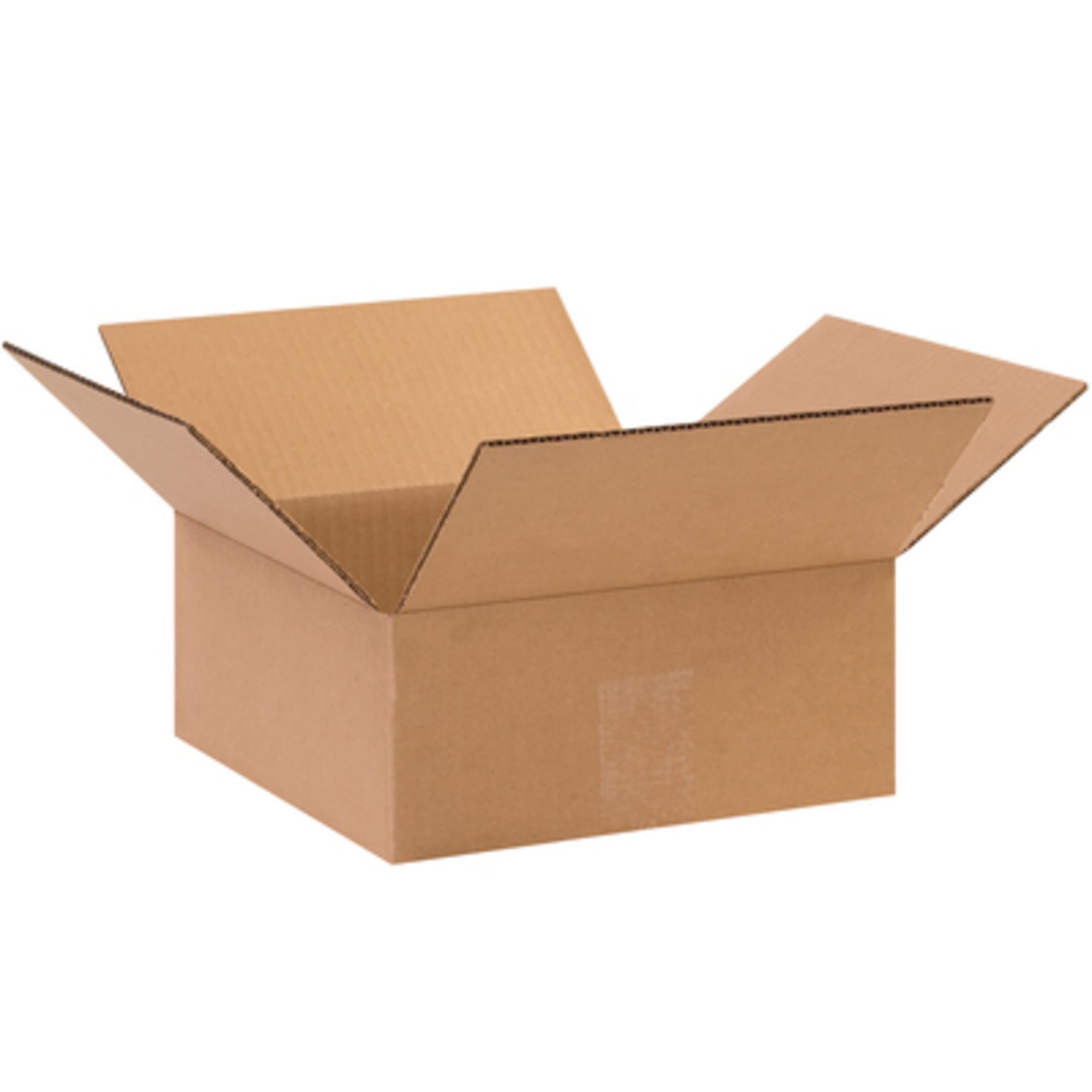 10 x 10 x 4in. Flat Corrugated Boxes 25/CS, Model# 10104