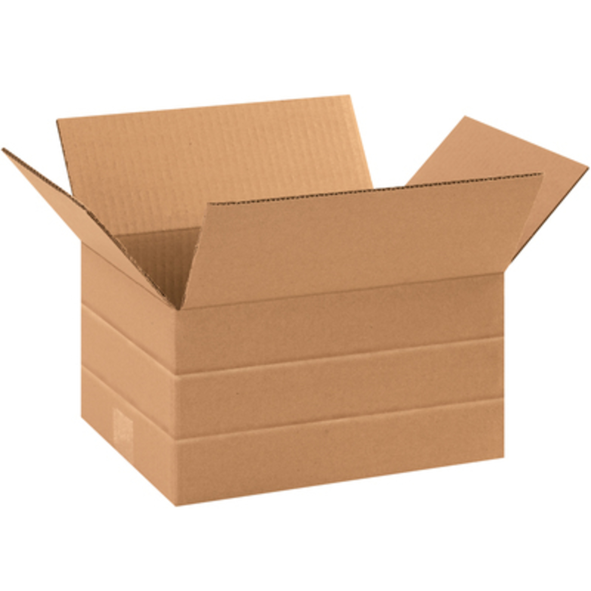 10 x 8 x 6in. Multi-Depth Corrugated Boxes 25/CS, Model# MD1086