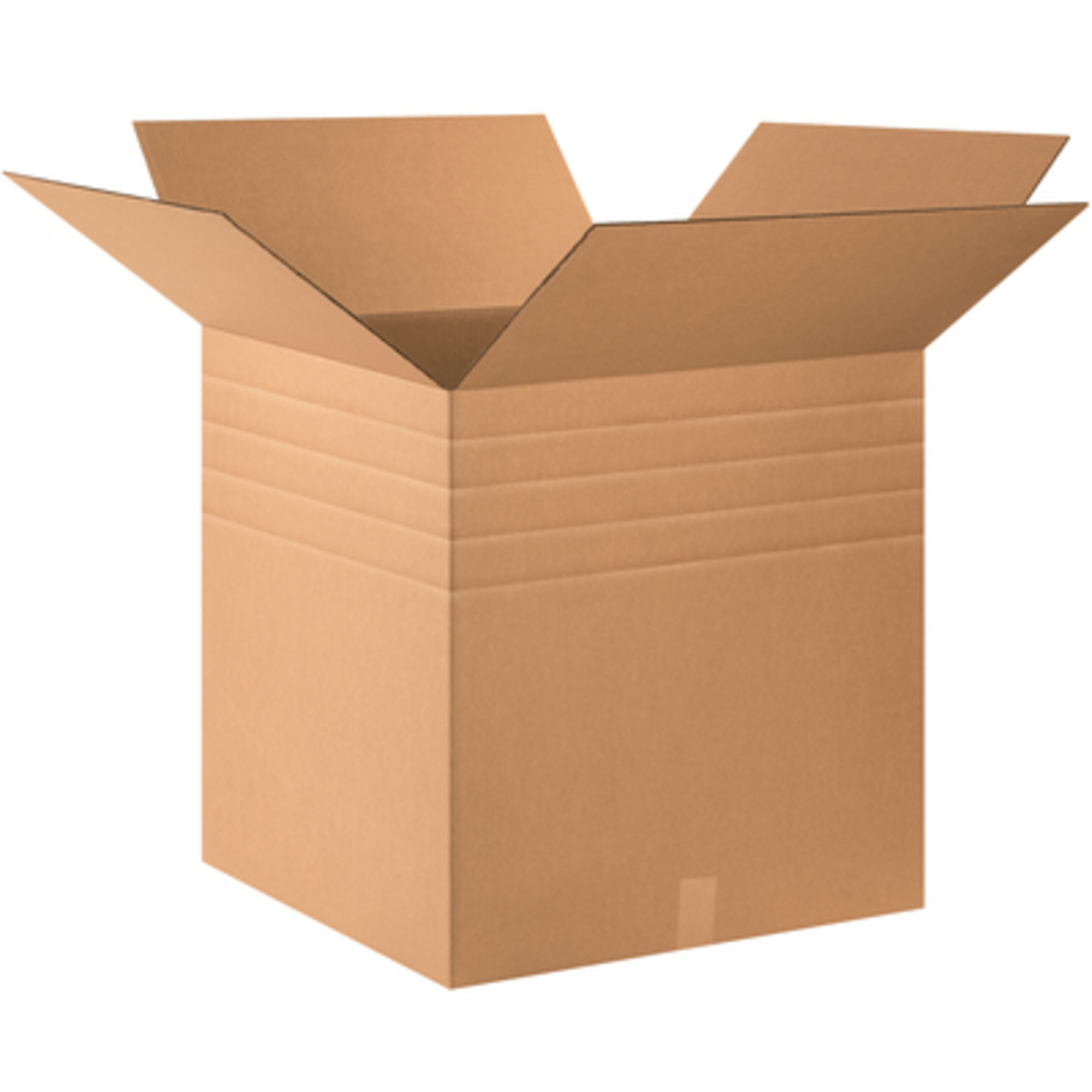 24 x 24 x 24in. Multi-Depth Corrugated Boxes 10/CS, Model# MD242424