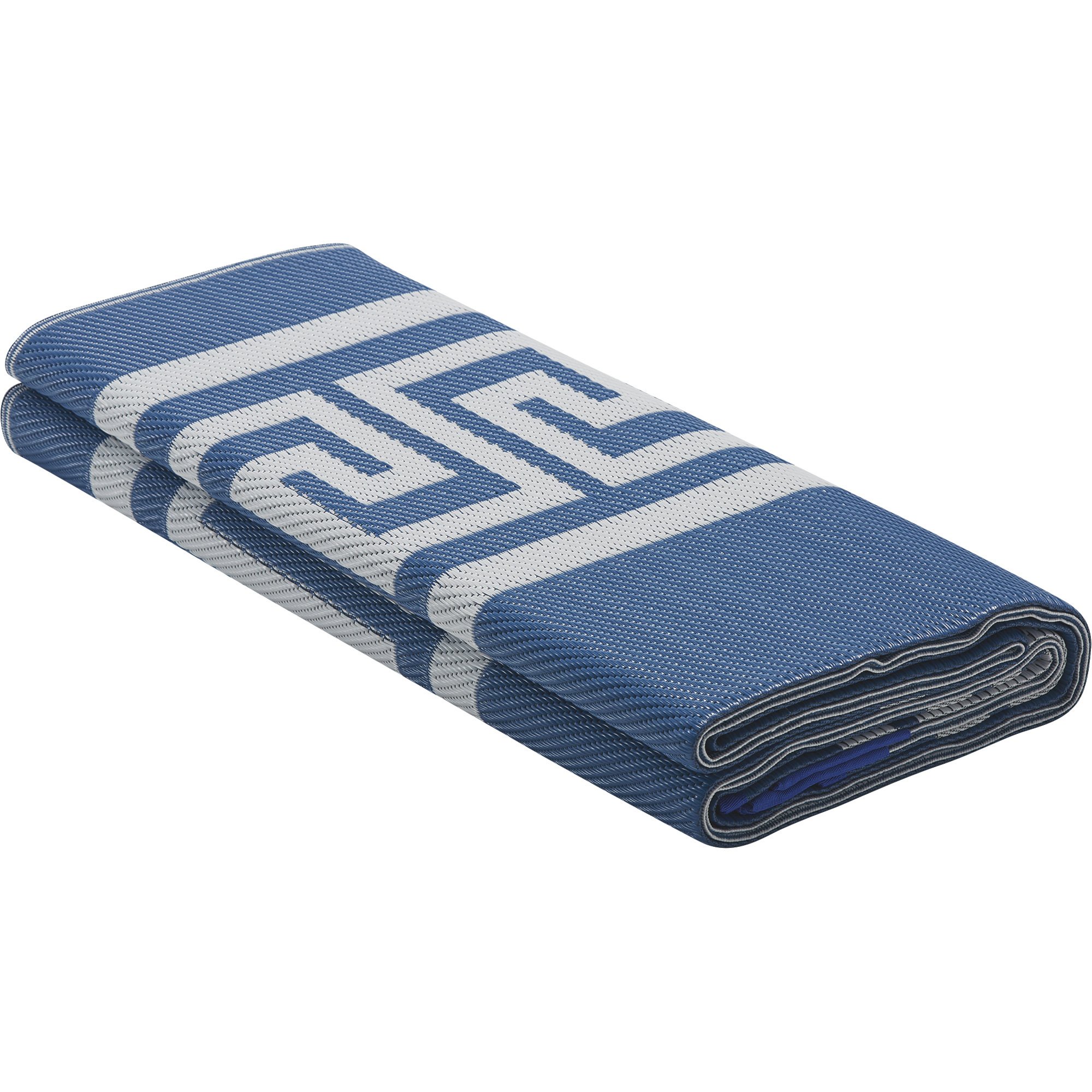 Outdoor Reversible Patio/RV Mat, 9ft. x 12ft. — Blue/White | Northern Tool