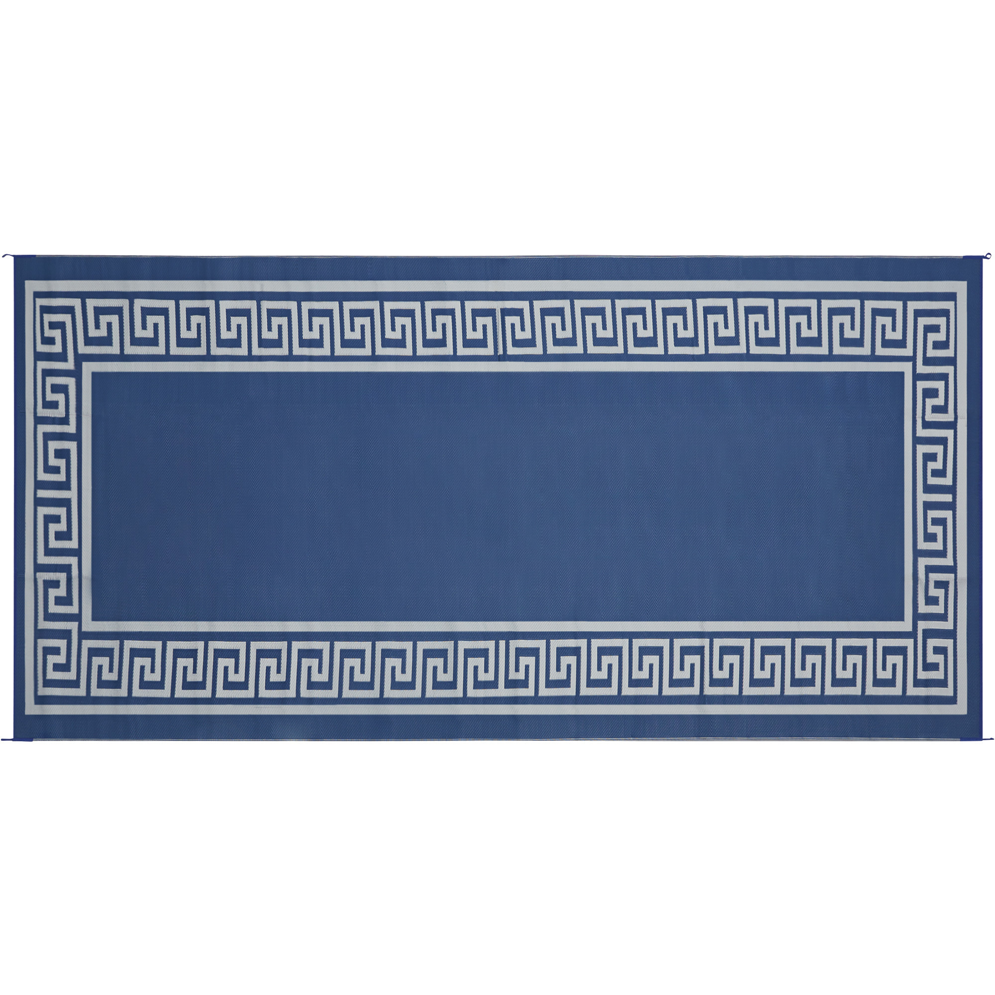 Outdoor Reversible Patio/RV Mat, 9ft. x 18ft., Blue/White | Northern Tool