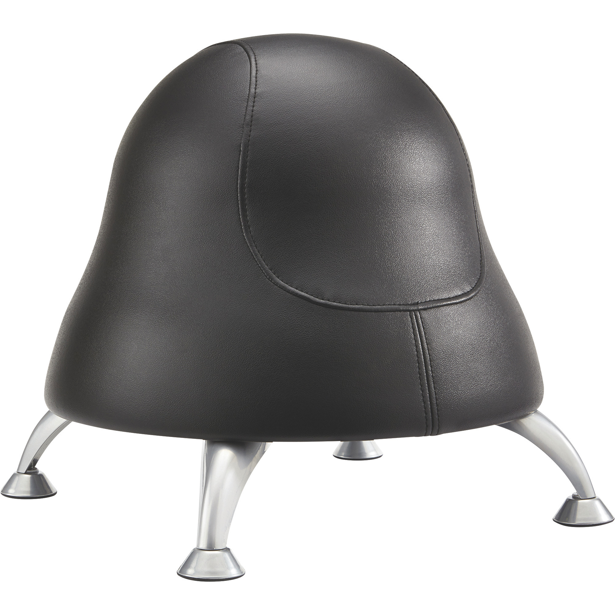 Safco Runtz Vinyl Ball Chair, Black, Model# 4756BV