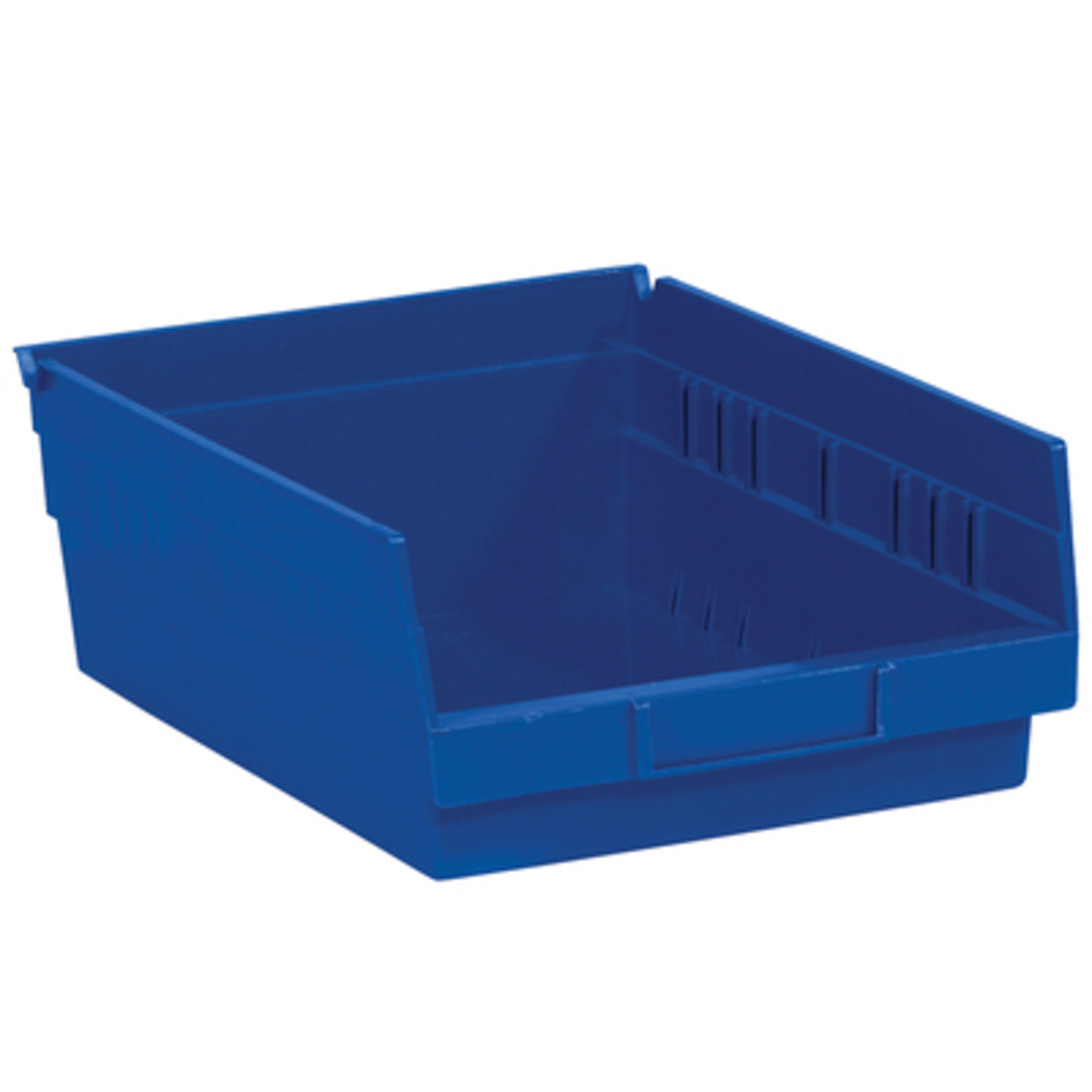 11 5/8 x 11 1/8 x 4in. Blue Plastic SBB 8/CS, Height 4 in, Width 11.125 in, Bins Included (qty.) 8 Model# BINPS105B