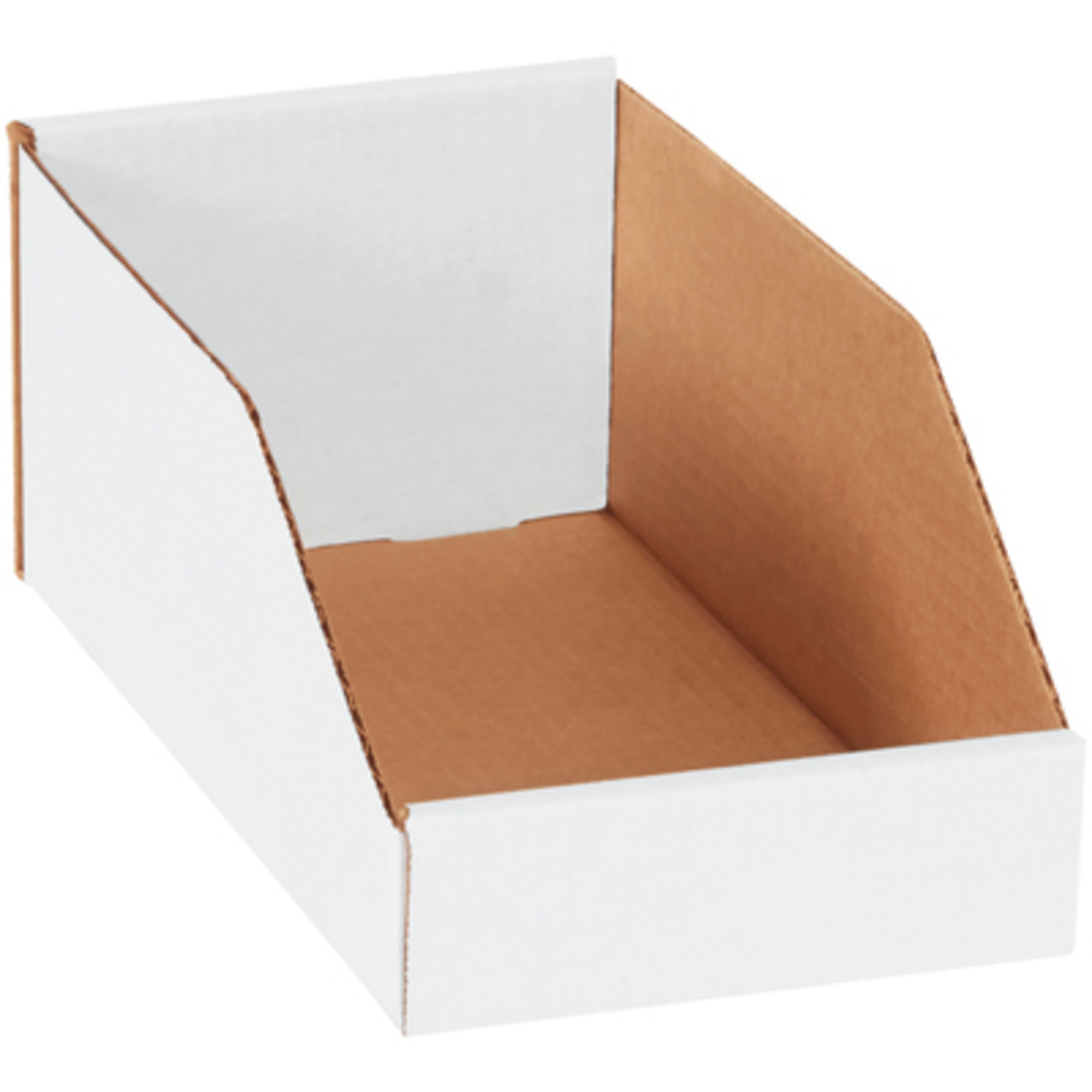 6 x 12 x 4 1/2in. White Bin Boxes 50/CS, Height 4.5 in, Width 6 in, Bins Included (qty.) 50 Model# BINMT612