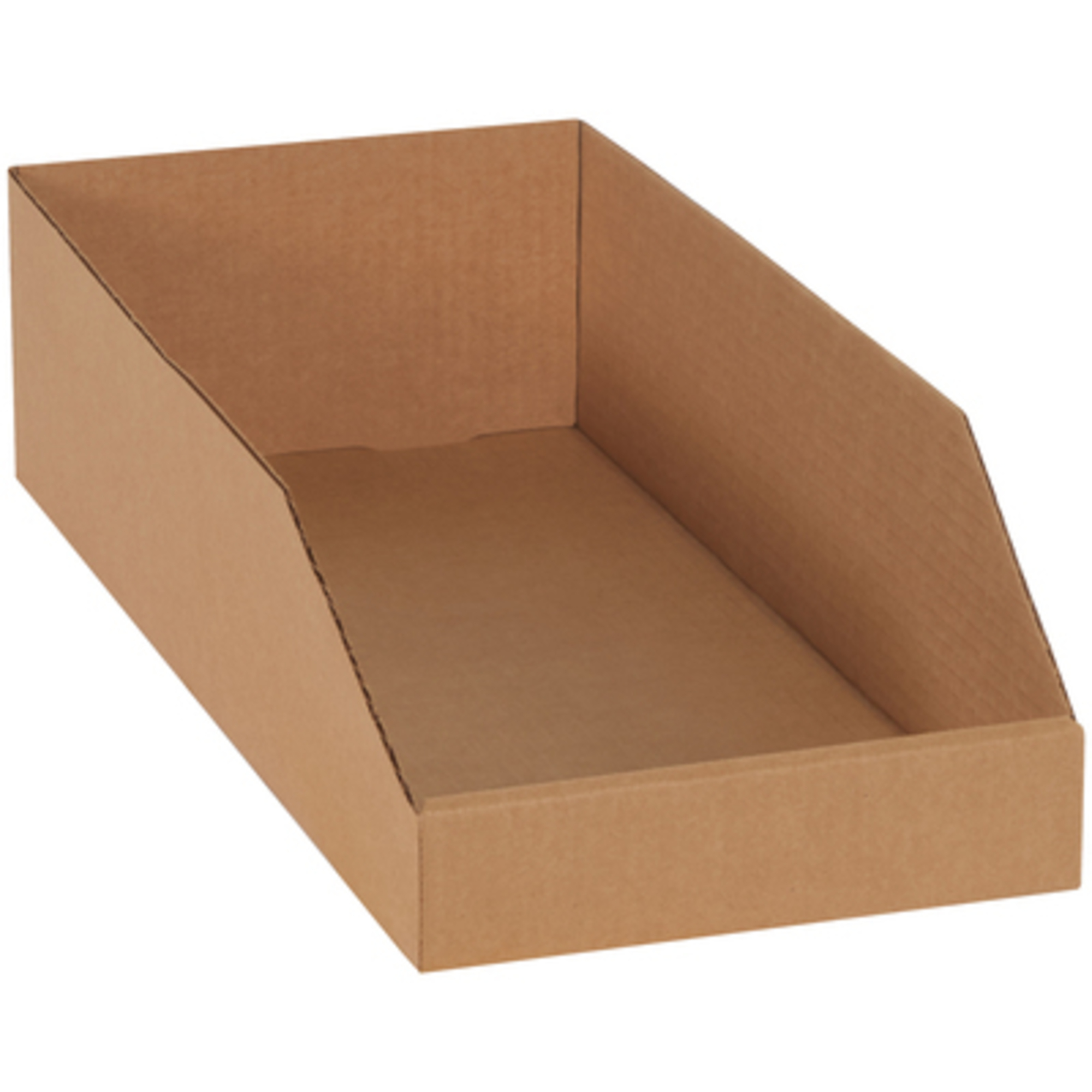 12 x 24 x 4 1/2in. Kraft Bin Boxes 50/CS, Height 4.5 in, Width 12 in, Bins Included (qty.) 50 Model# BINMT1224K