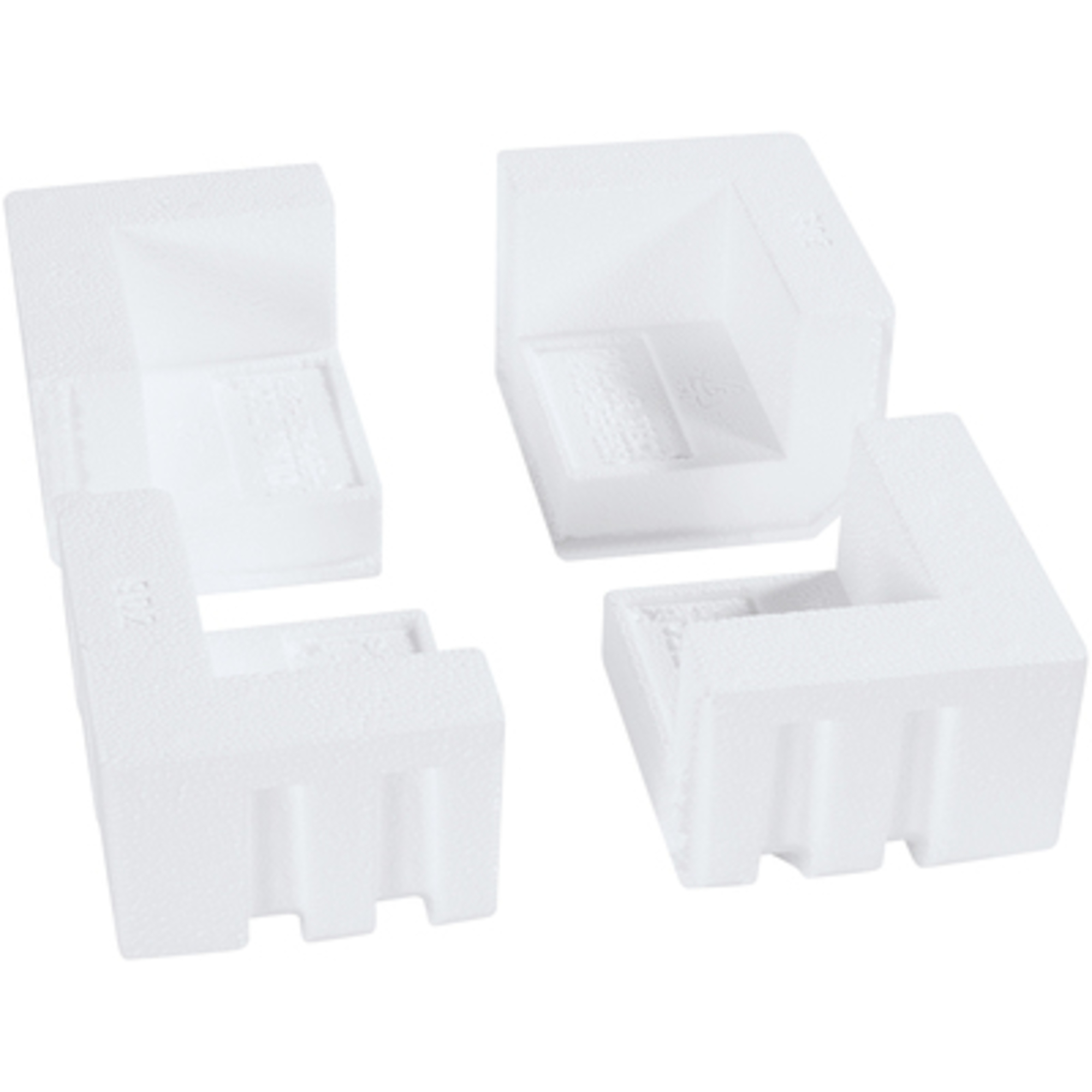 Stock Packaging Foam Corners — 4 7/8in. x 4in. x 3 1/4in., 320 Pcs, Model# PF202