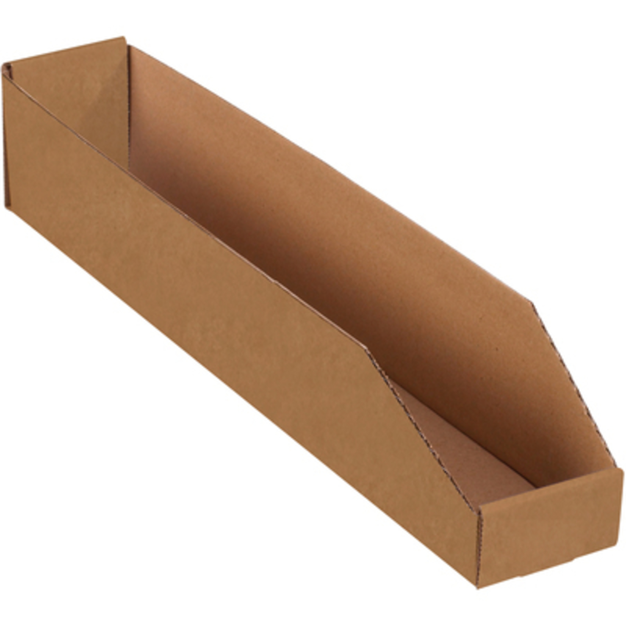 4 x 24 x 4 1/2in. Kraft Bin Boxes 50/CS, Height 4.5 in, Width 4 in, Bins Included (qty.) 50 Model# BINMT424K