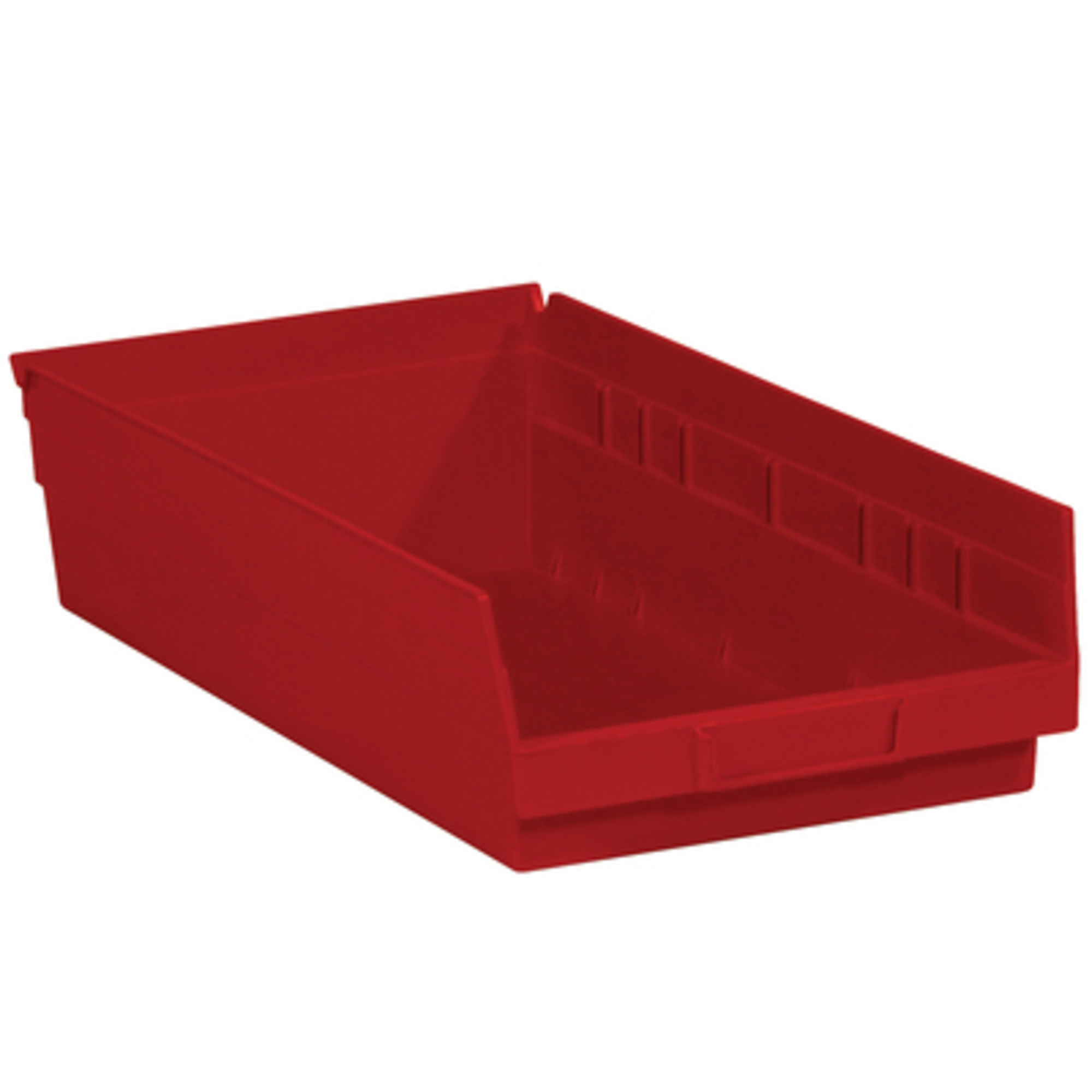 17 7/8 x 11 1/8 x 4in. Red Plastic SBB 8/CS, Height 4 in, Width 11.125 in, Bins Included (qty.) 8 Model# BINPS114R