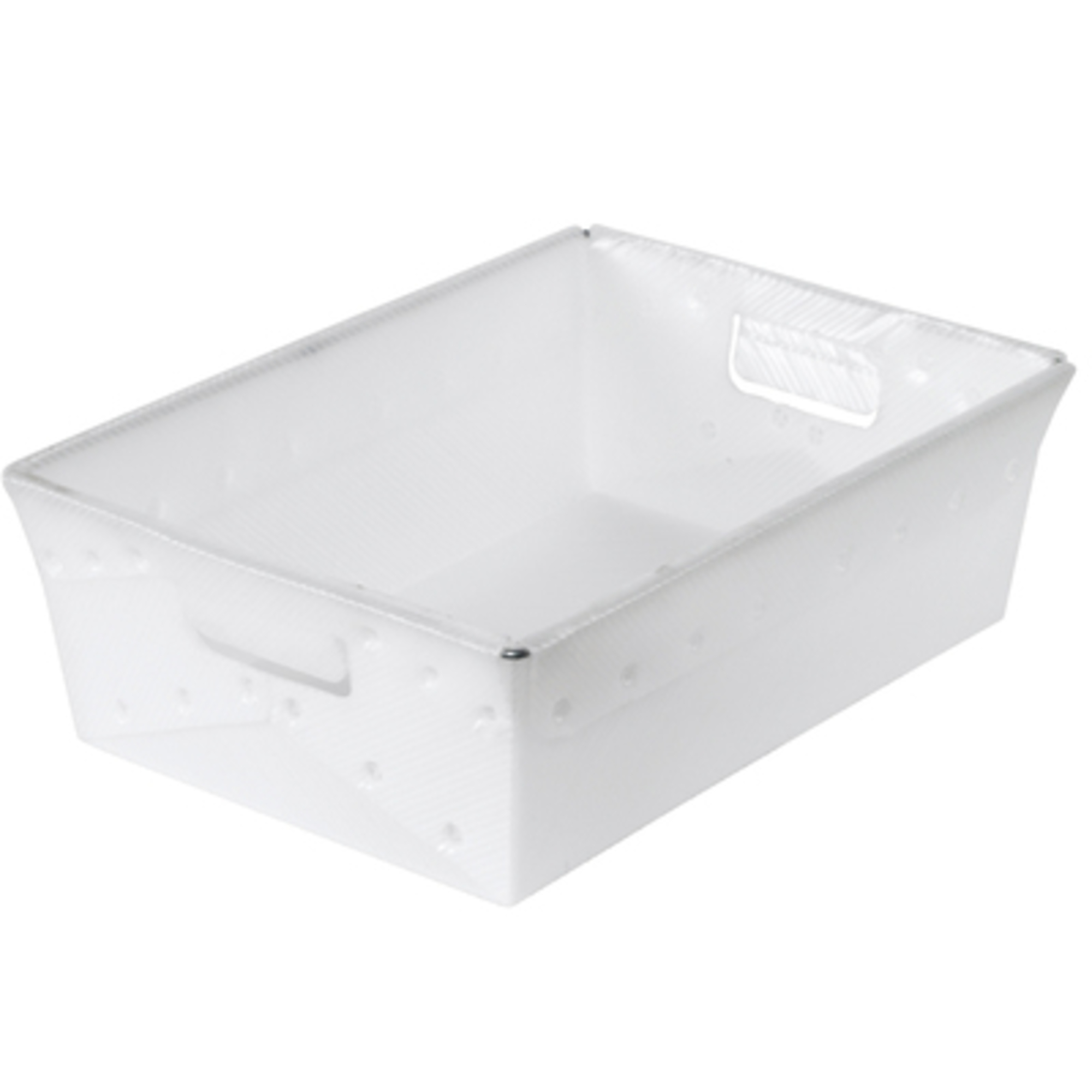 18 x 13 x 6in. White Space Age Totes 6/CS, Height 6 in, Width 13 in, Bins Included (qty.) 6 Model# BINS180