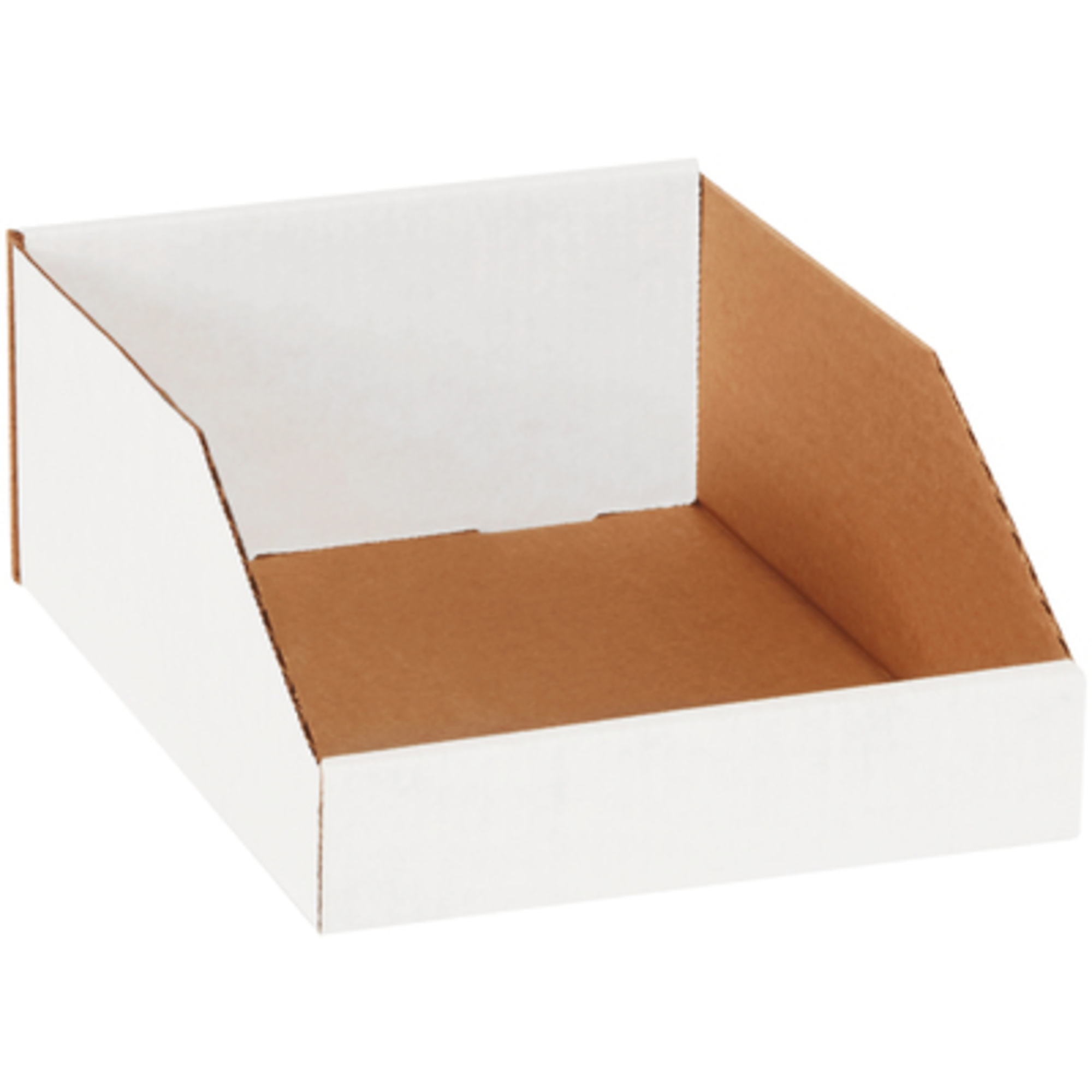 9 x 12 x 4 1/2in. White Bin Boxes 50/CS, Height 4.5 in, Width 9 in, Bins Included (qty.) 50 Model# BINMT912