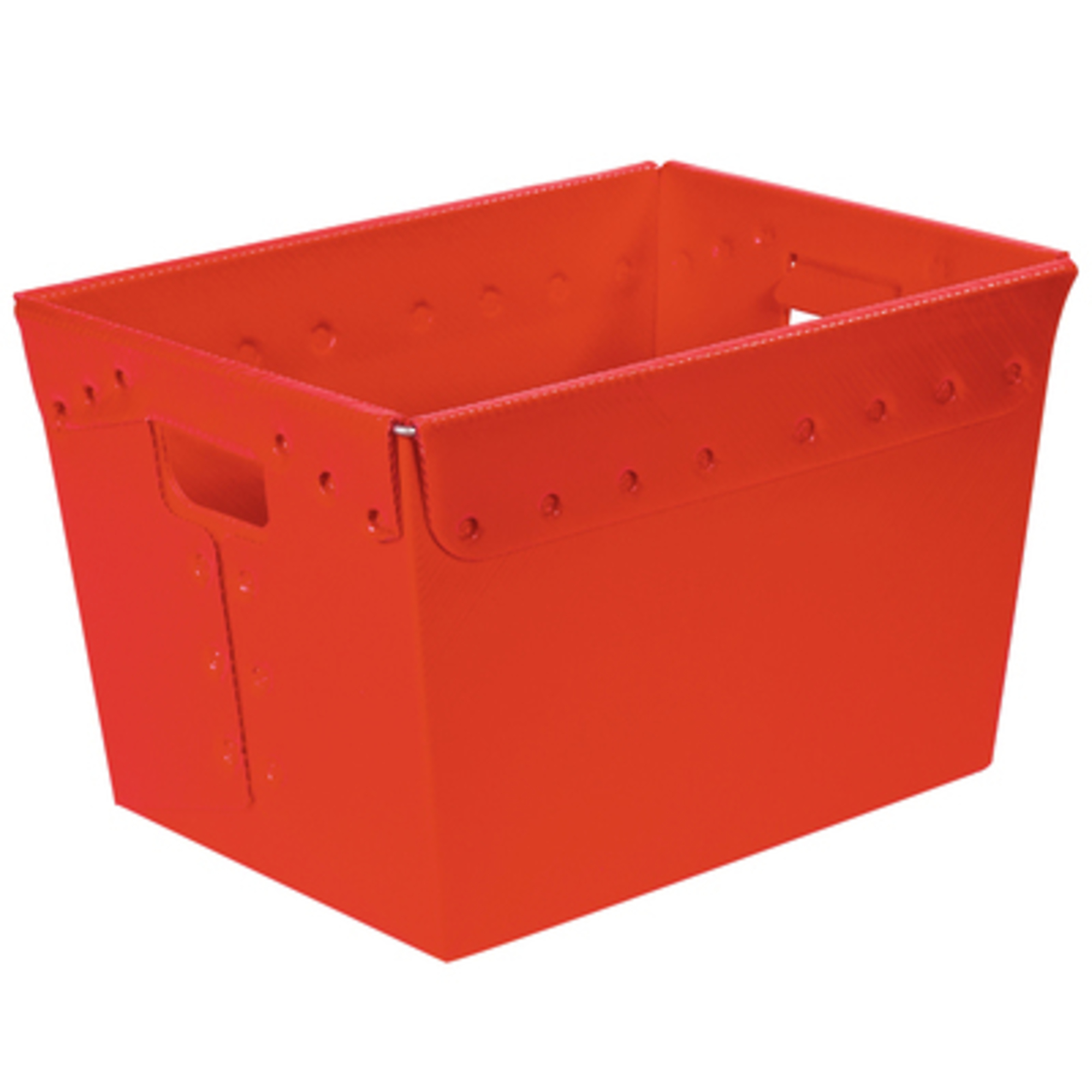 18 x 13 x 12in. Red Space Age Totes 6/CS, Height 12 in, Width 13 in, Bins Included (qty.) 6 Model# BINS187