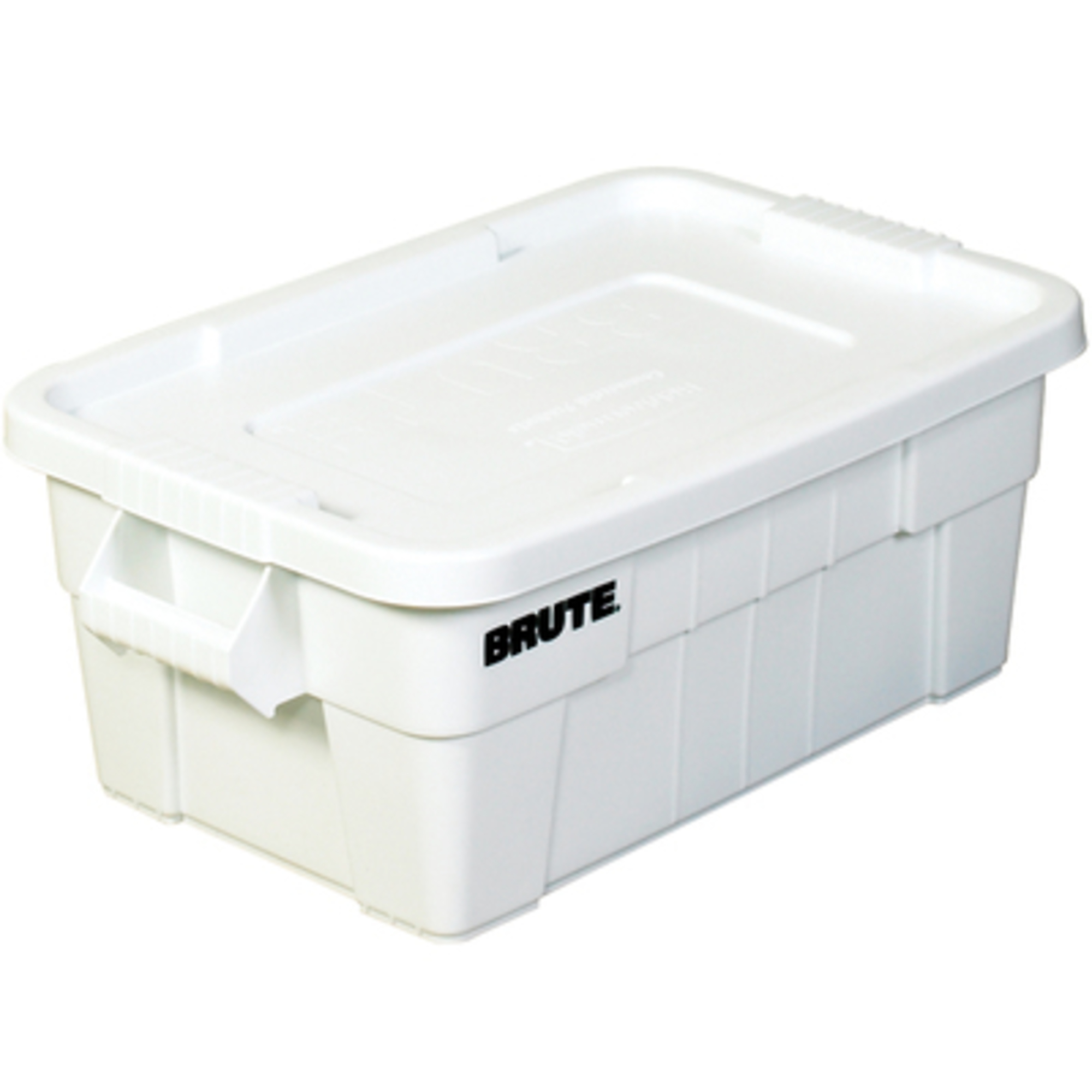 Brute, 28 x 18 x 11in. White Brute Totes with Lid 1/CS, Height 11 in, Width 18 in, Bins Included (qty.) 1 Model# RUB116