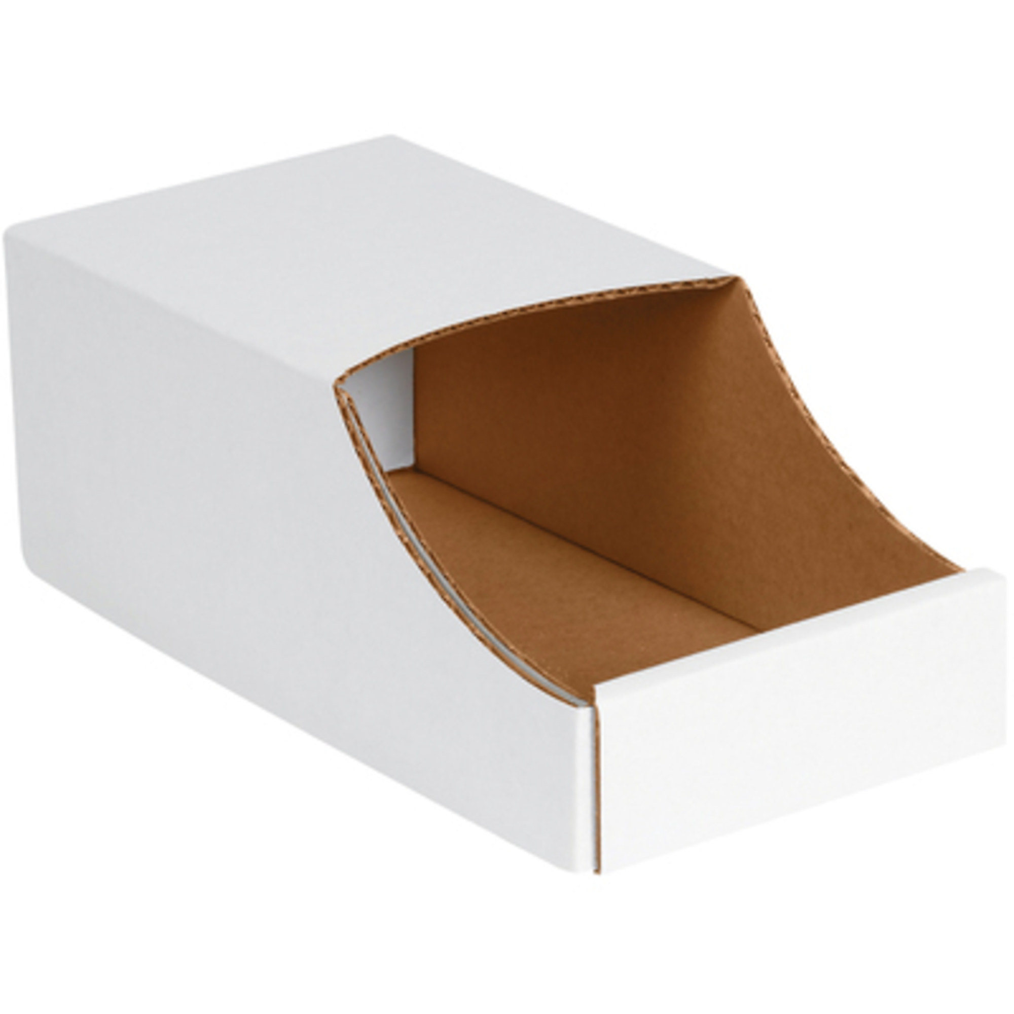 6 x 12 x 4 1/2in. Stackable Bin Boxes 50/CS, Height 4.5 in, Width 6 in, Bins Included (qty.) 50 Model# BINB612