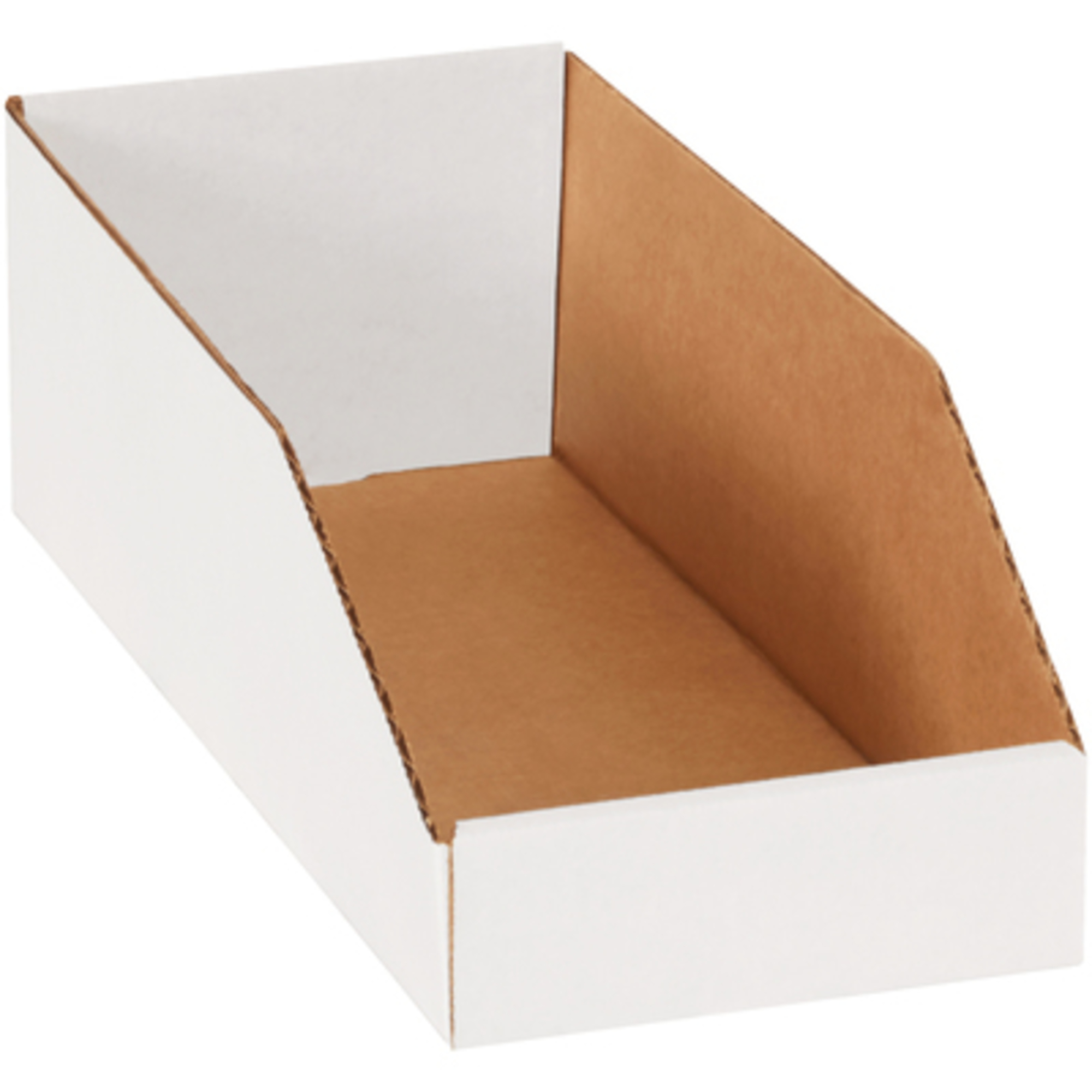 6 x 15 x 4 1/2in. White Bin Boxes 50/CS, Height 4.5 in, Width 6 in, Bins Included (qty.) 50 Model# BINMT615