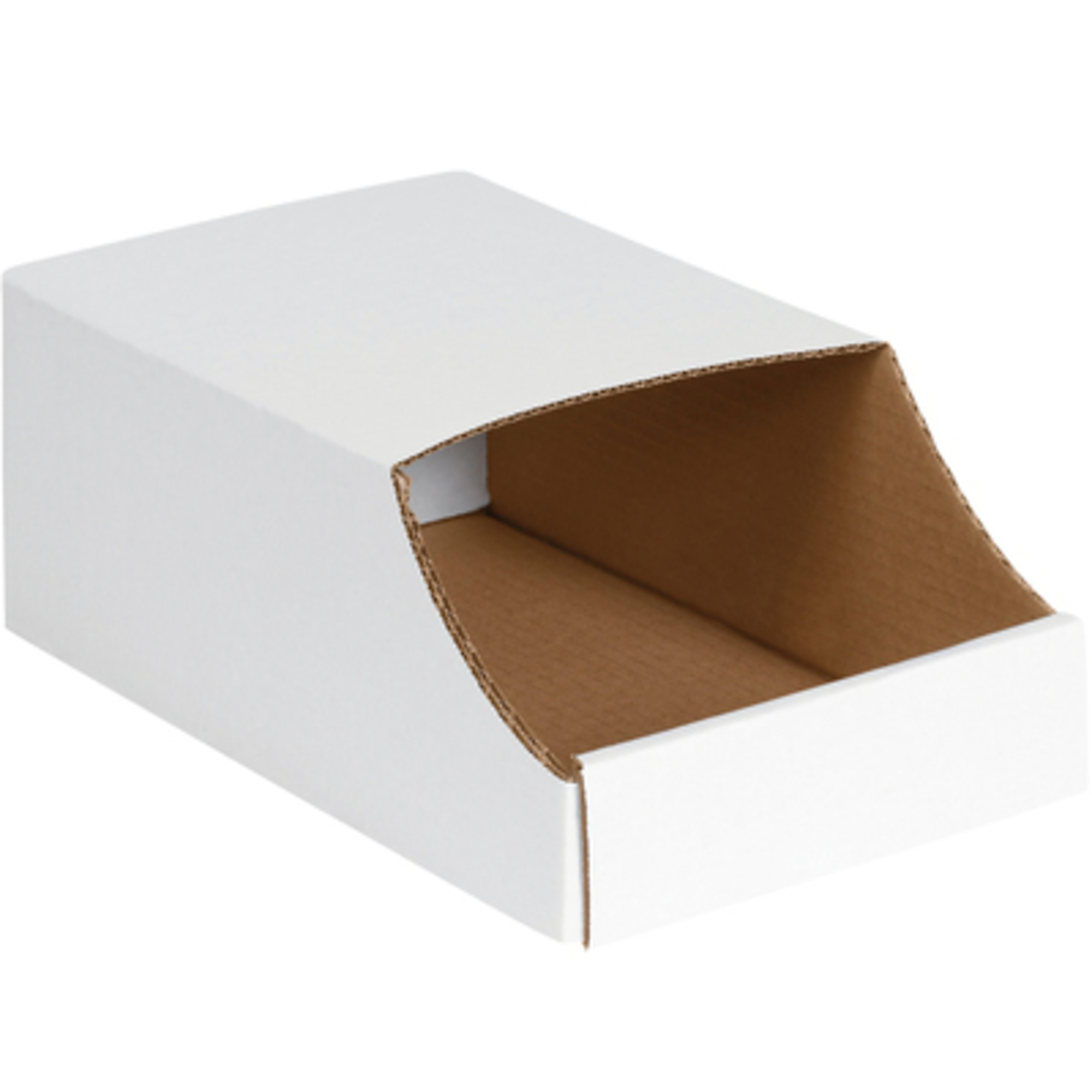 8 x 12 x 4 1/2in. Stackable Bin Boxes 50/CS, Height 4.5 in, Width 8 in, Bins Included (qty.) 50 Model# BINB812