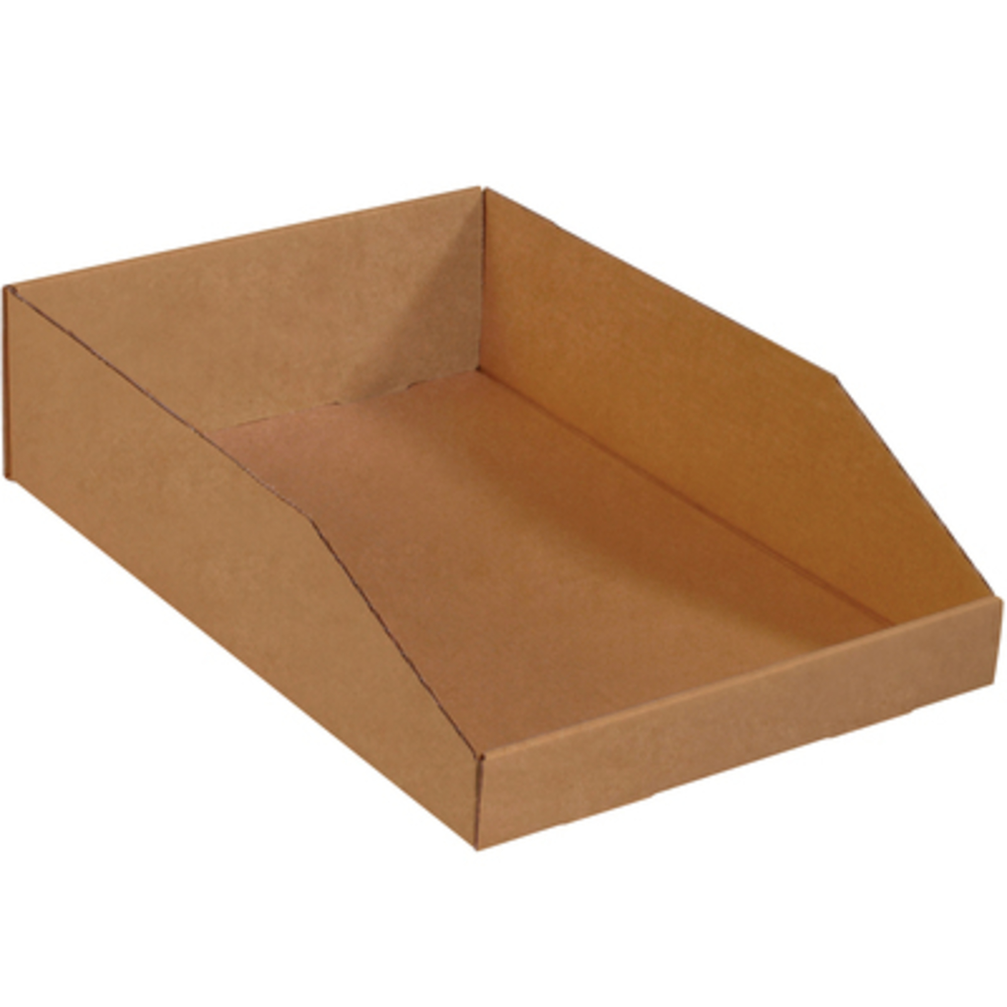 12 x 18 x 4 1/2in. Kraft Bin Boxes 50/CS, Height 4.5 in, Width 12 in, Bins Included (qty.) 50 Model# BINEB1812K
