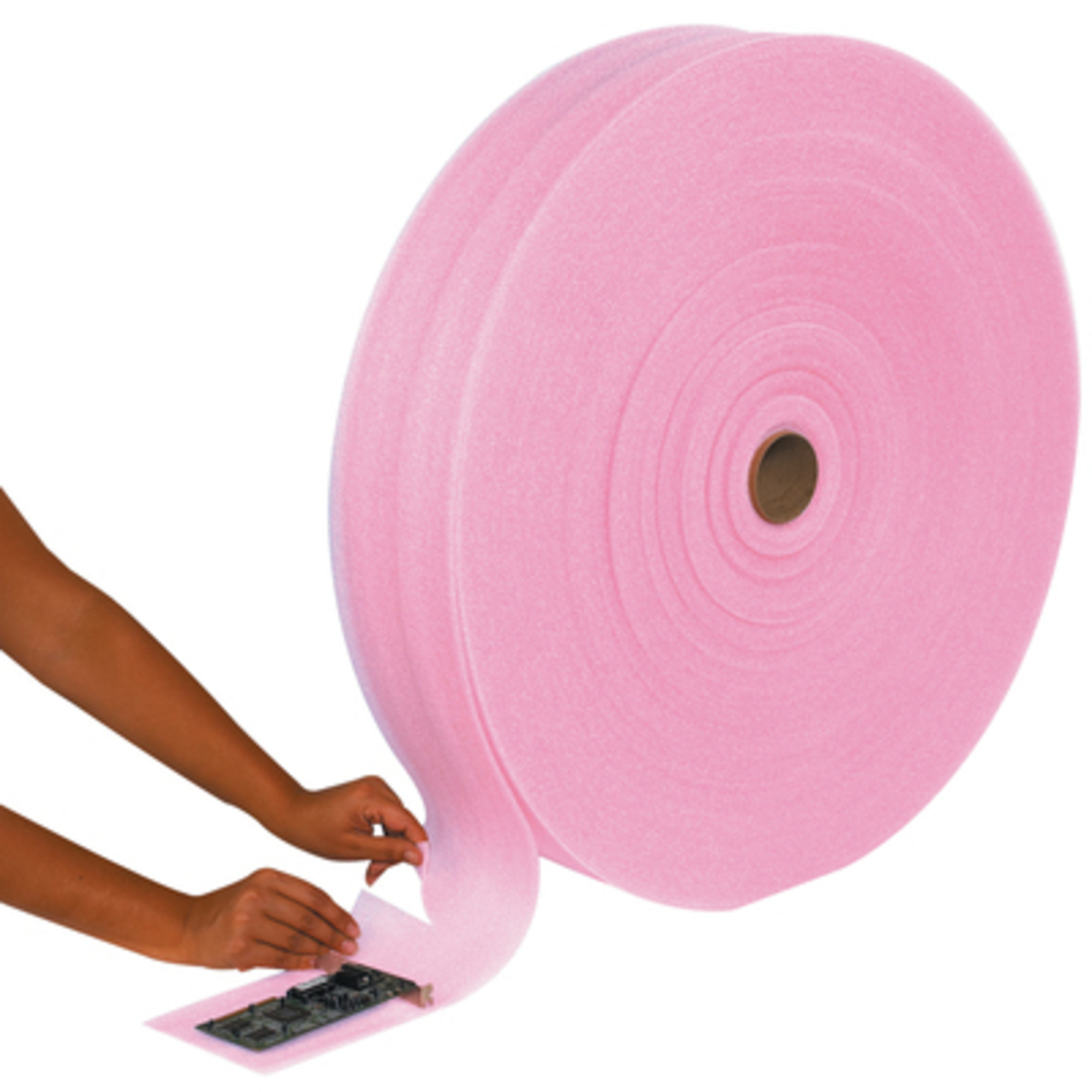 1/4in. x 24in. x 250ft. (3) Perf AS Air Foam Rolls 3/CS, Model# FW14S24ASP