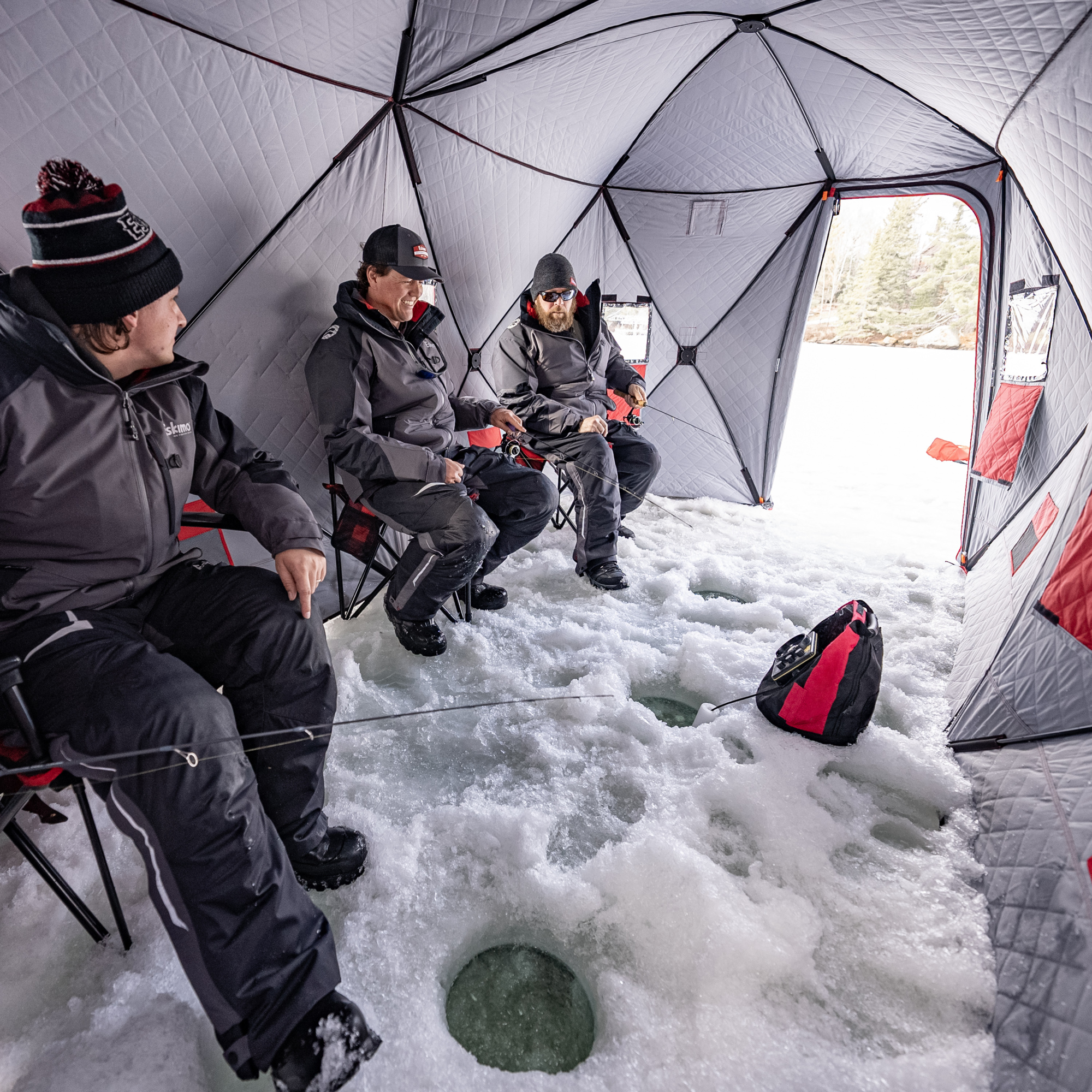 Eskimo, QuickFish 6HD Portable Ice Shelter, 6-Person, Model# 46076