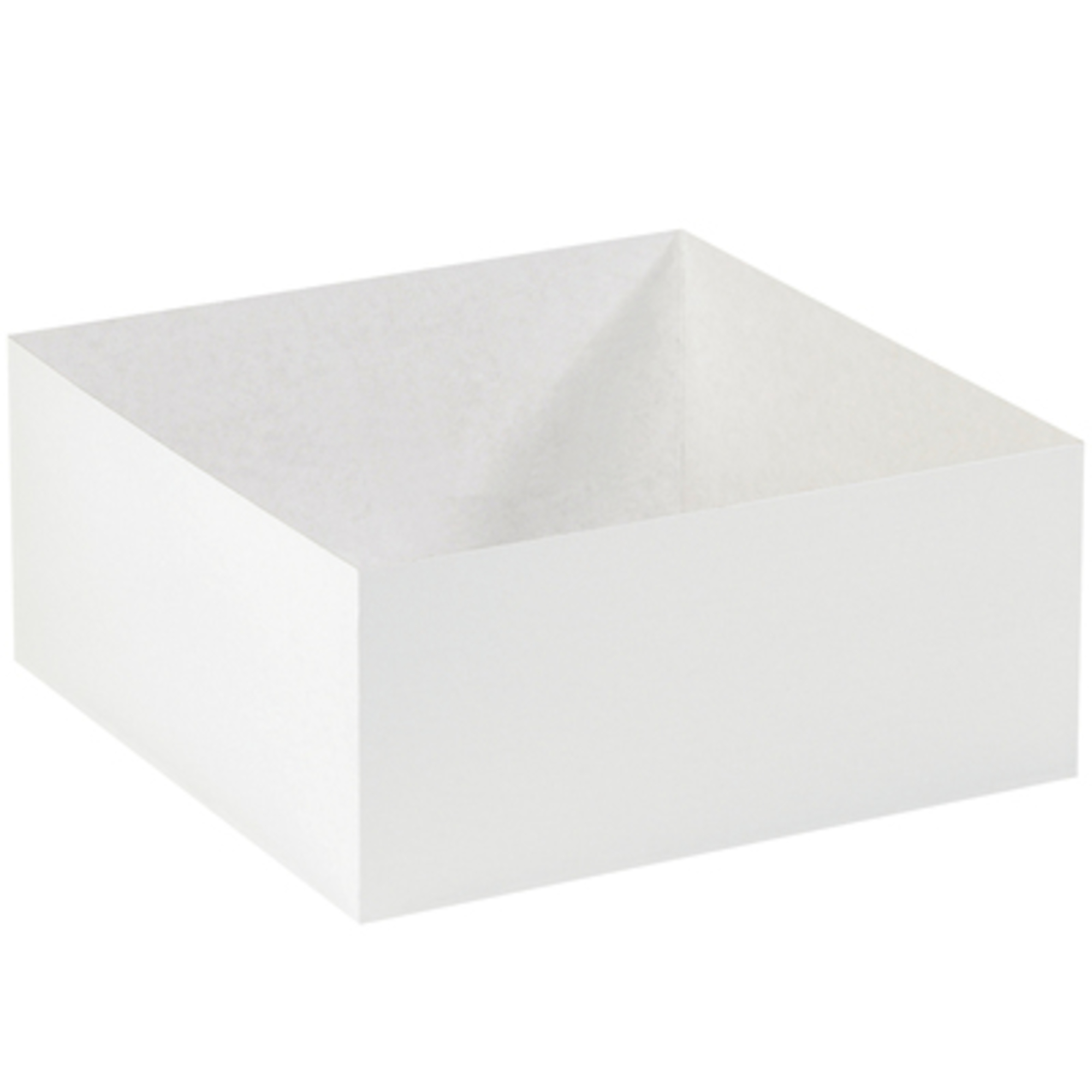 14 x 14 x 6in. White Deluxe Gift Box Bottoms 50/CS, Model# DGB14146W ...