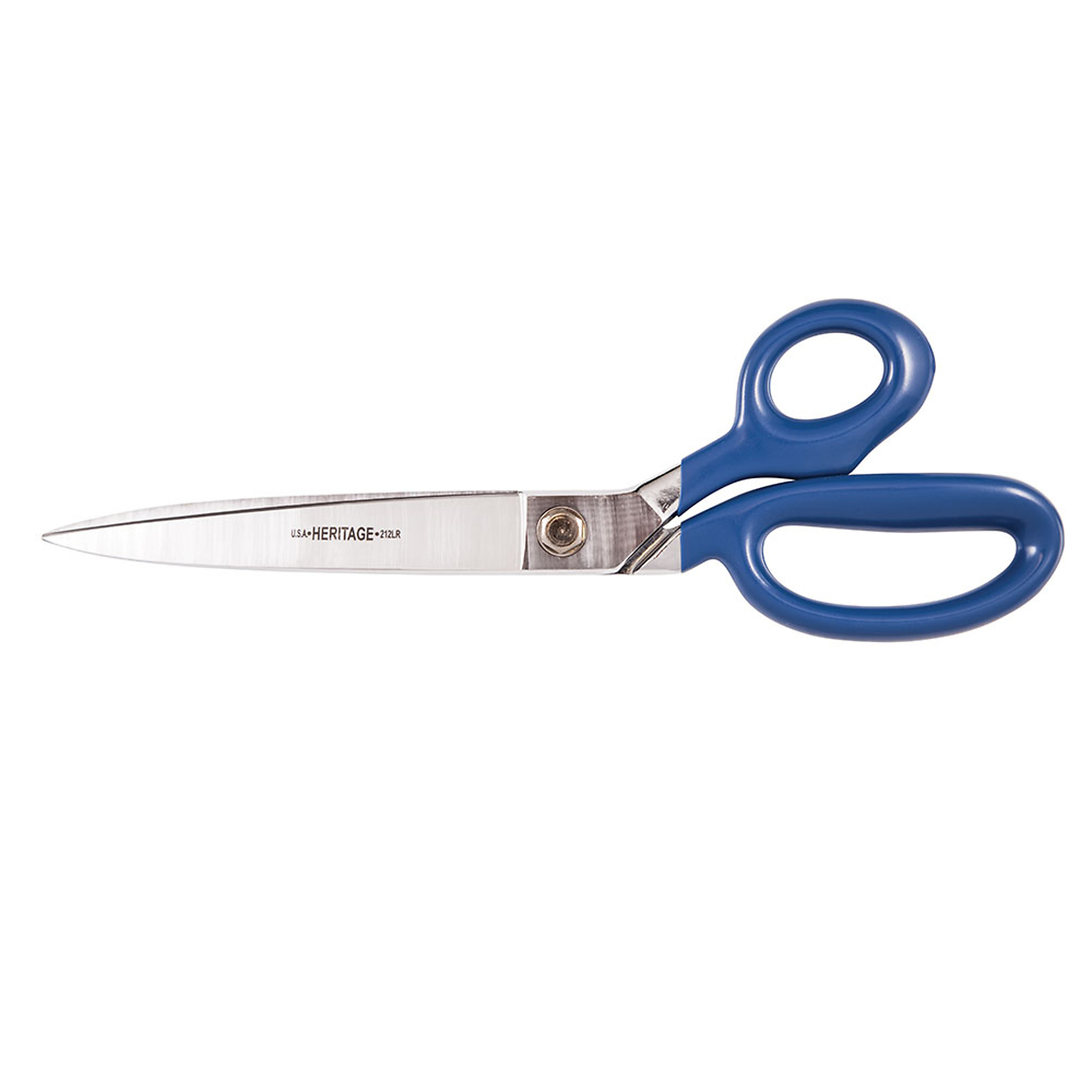Klein Tools, Bent Trimmer w/Large Ring, Coated Handles, 12in., Blade Size 6 in, Tool Length 12.5 in, Model# G212LRBLU