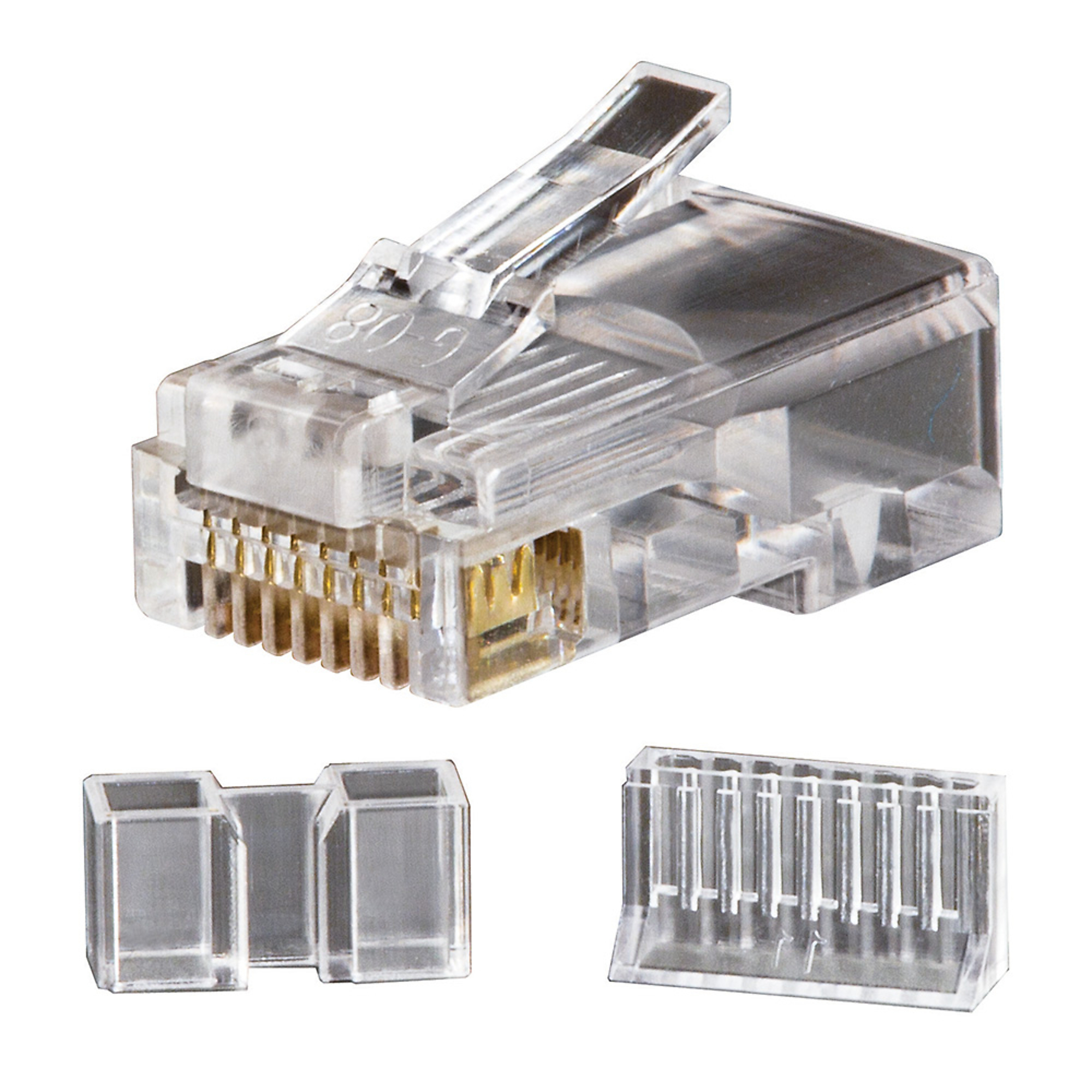 Klein Tools, Modular Data Plugs RJ45 CAT6 25-Pack, Pieces (qty.) 25 Model# VDV826-603