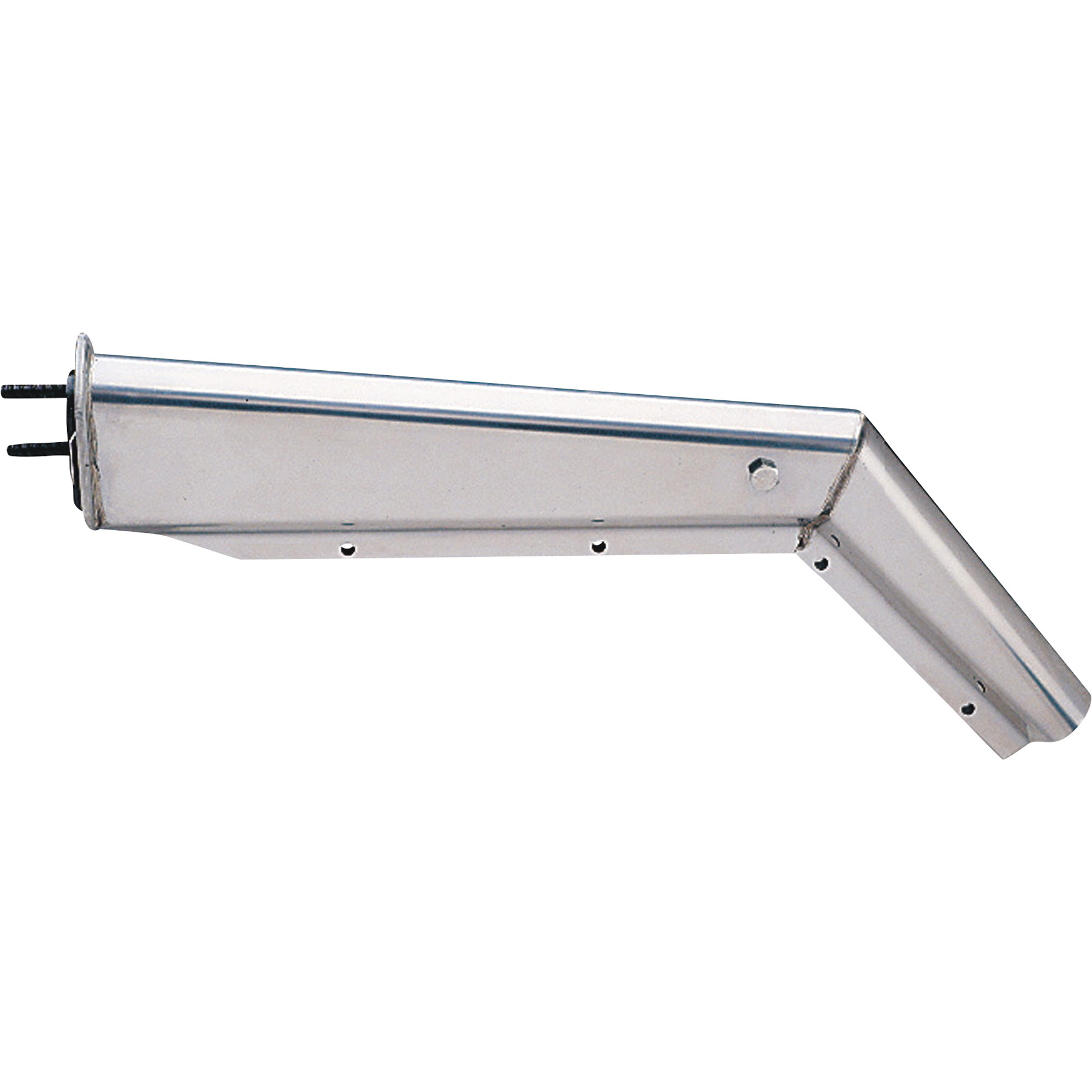 TRUX Accessories Chrome Standard Semi-Truck Mud Flap Hangers, Pair, 30in., 45°, Model# TU-9221