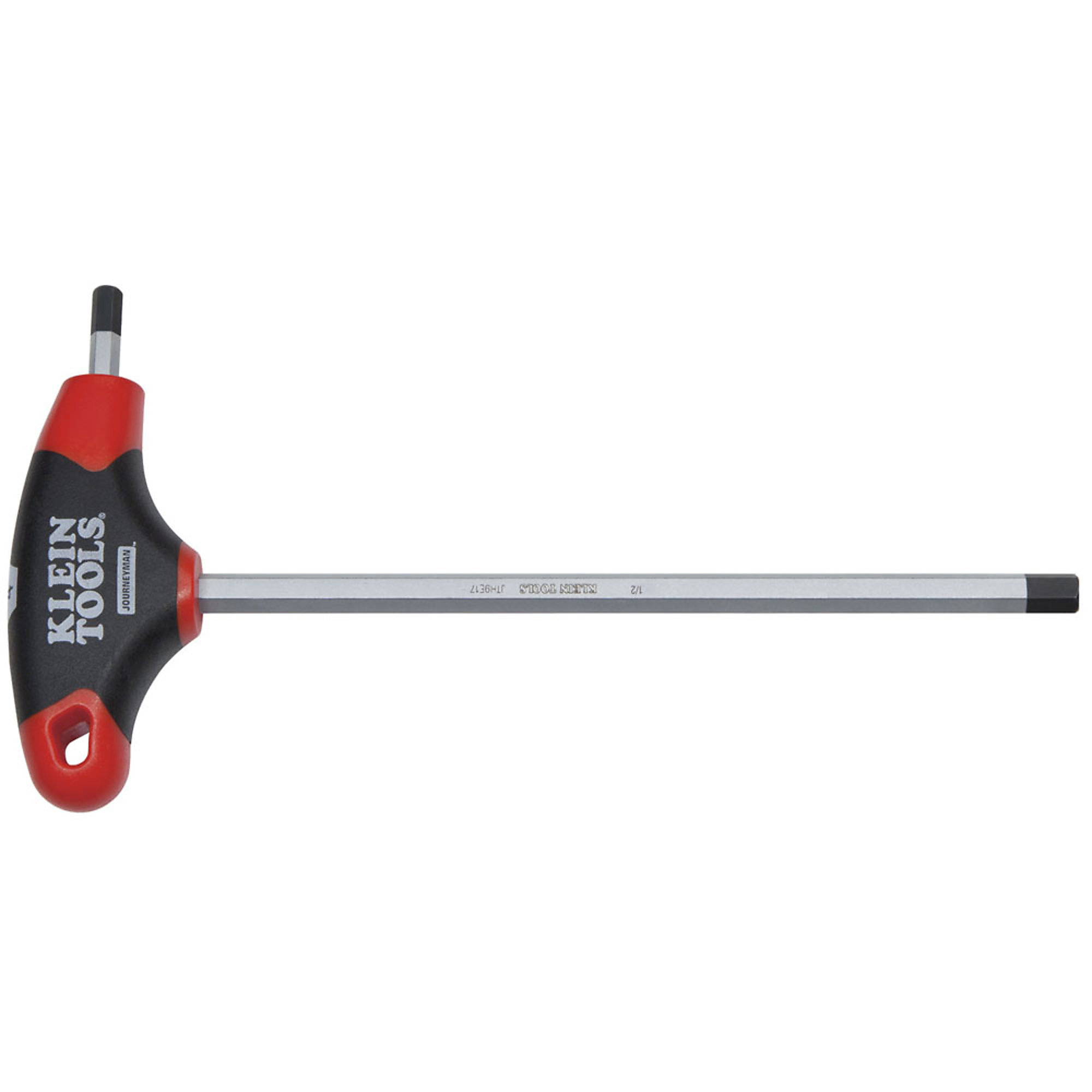 Klein Tools, 1/2in. Hex Key, Journeyman T-Handle, 9in., Pieces (qty.) 1 Model# JTH9E17