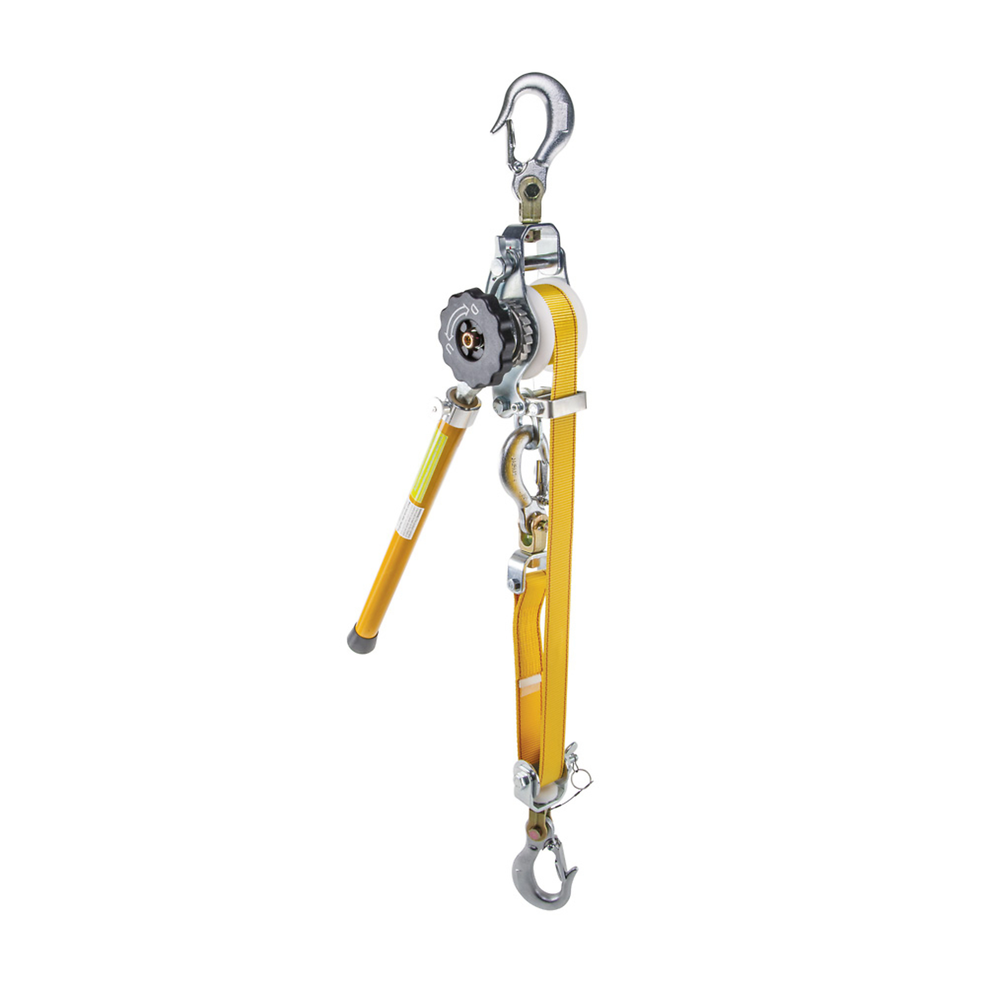 Klein Tools, Web-Strap Hoist Deluxe with Removable Handle, Lift Capacity 3000 lb, Model# KN1600PEX
