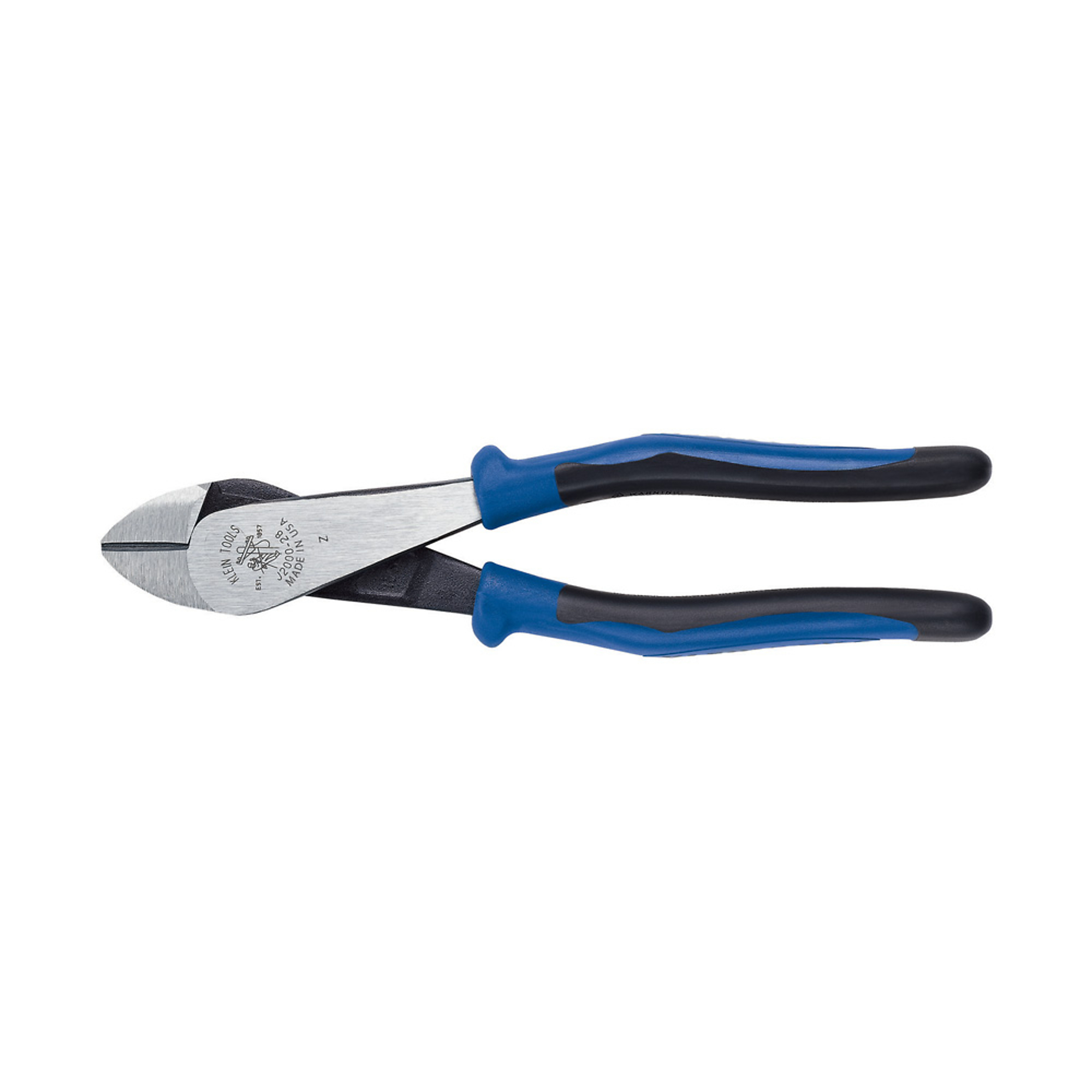 Klein Tools, Diagonal Cutting Pliers, Heavy-Duty, 8in., Pieces (qty.) 1 Material Steel, Jaw Capacity 1 in, Model# J2000-28