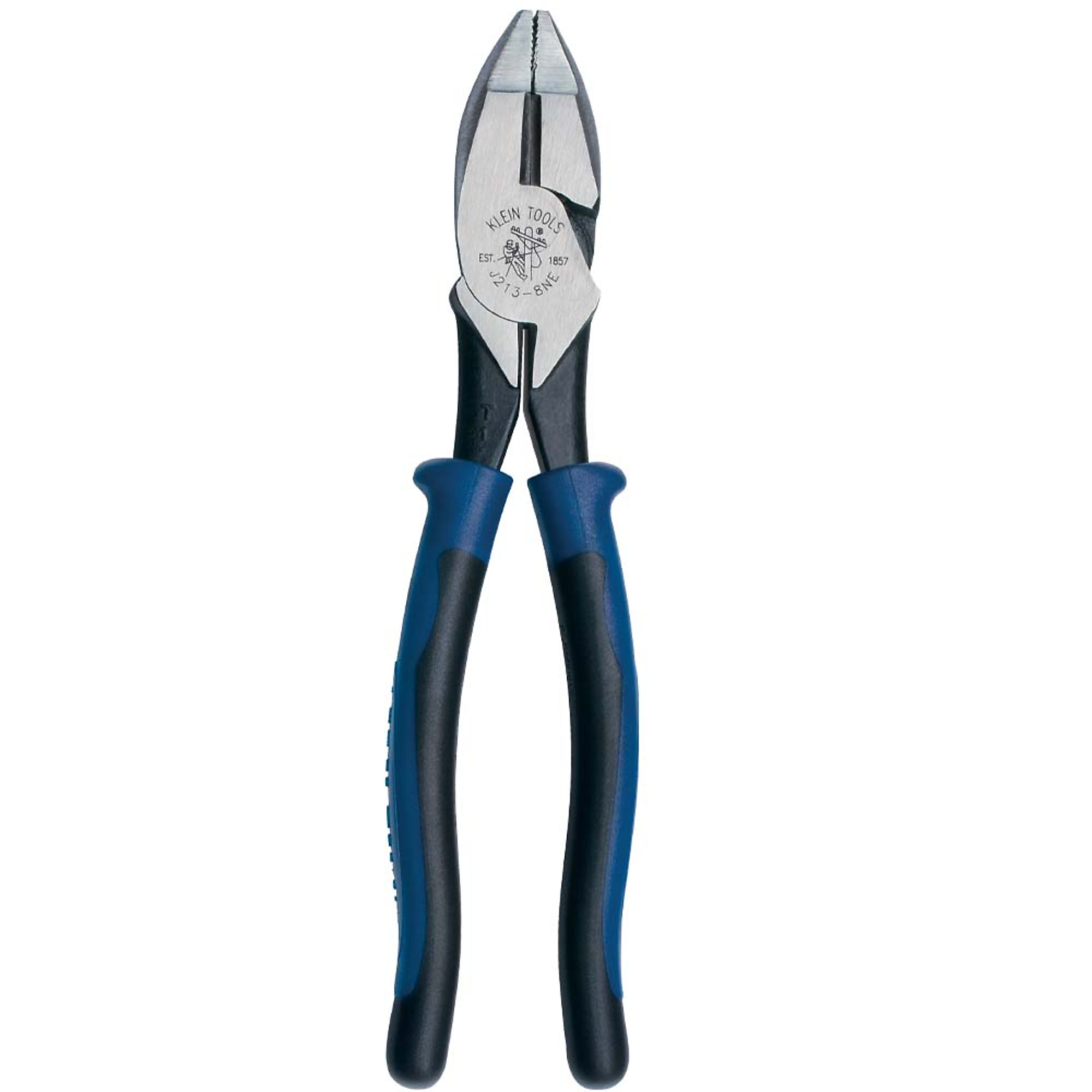 Klein Tools, Journeyman Side-Cutters, 8in., Pieces (qty.) 1 Material Steel, Jaw Capacity 1.63 in, Model# J2138NE