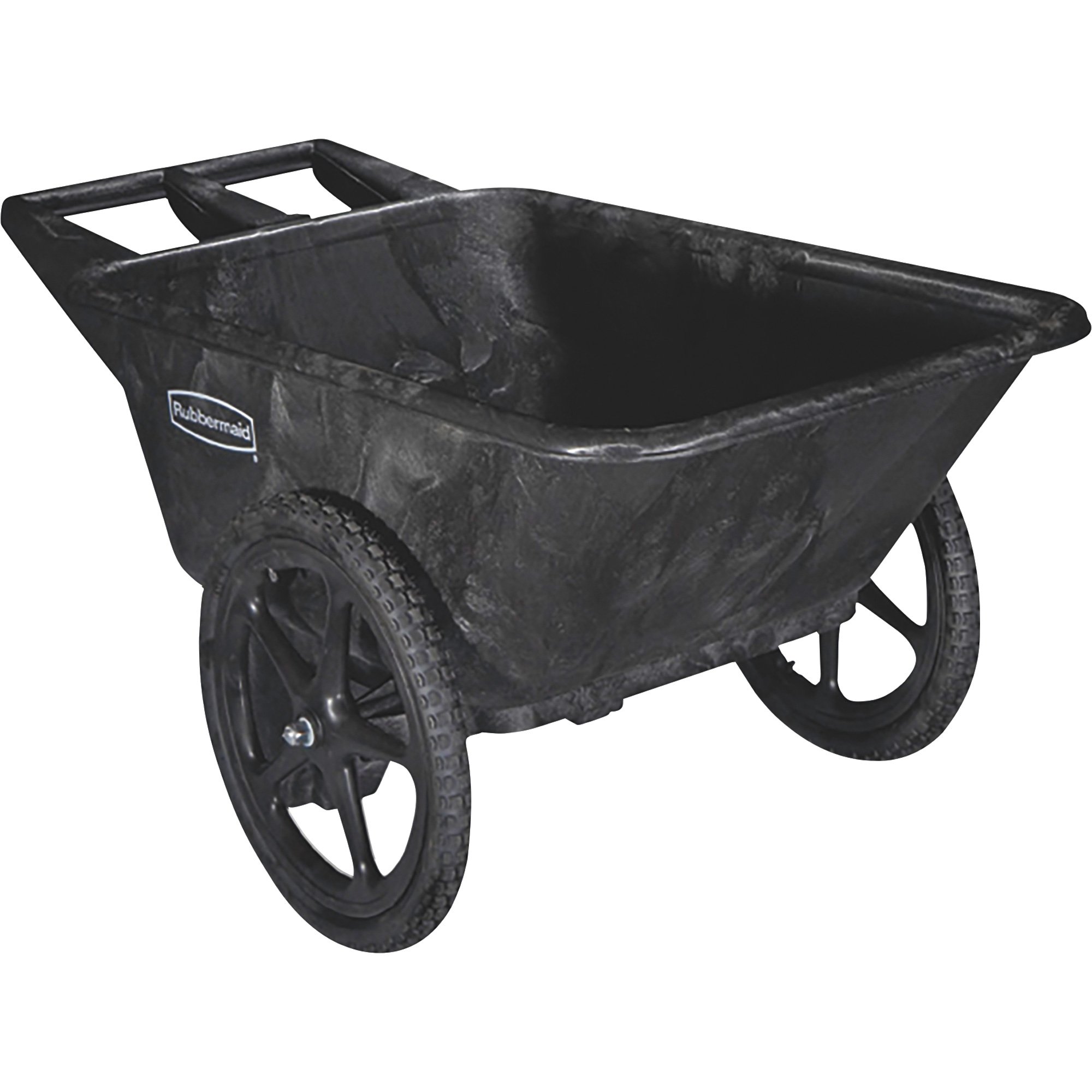 Rubbermaid Big Wheel Cart — 7.5 Cu. Ft. Capacity, Model# FG564200BLA