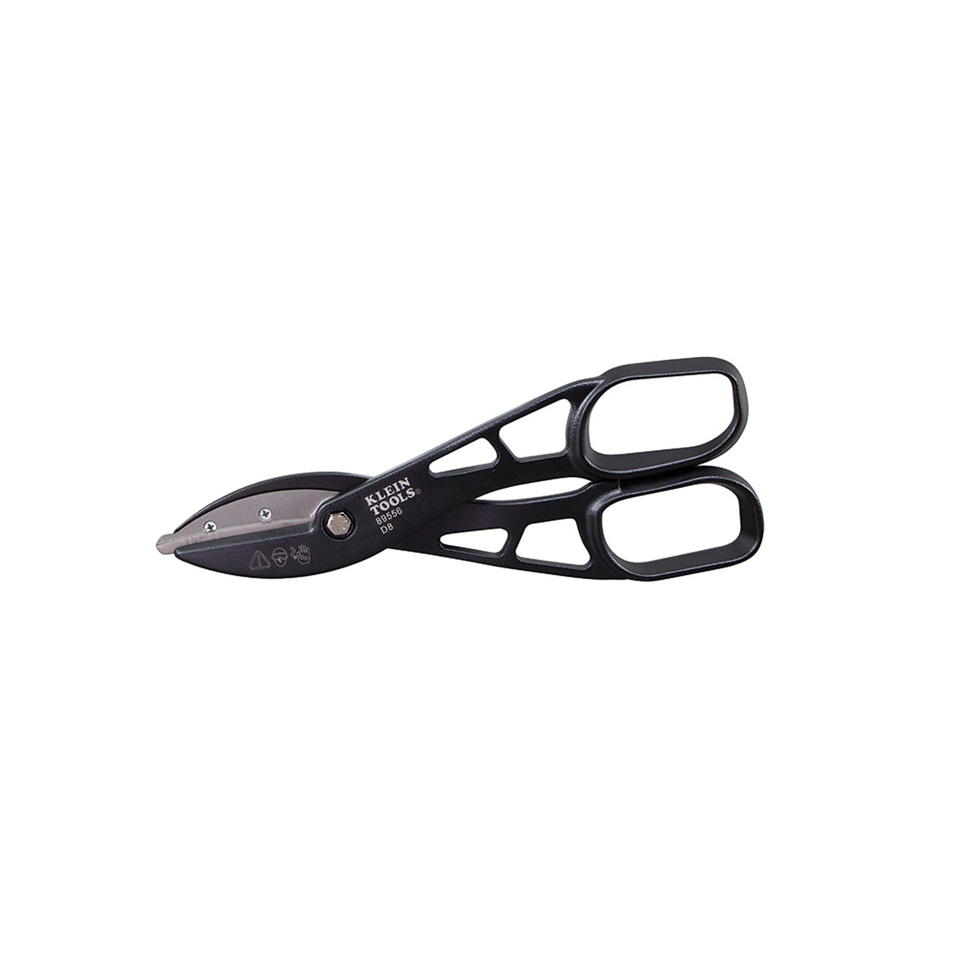 Klein Tools, Tin Snips, 12in., Blade Size 3.5 in, Tool Length 12 in, Model# 89556
