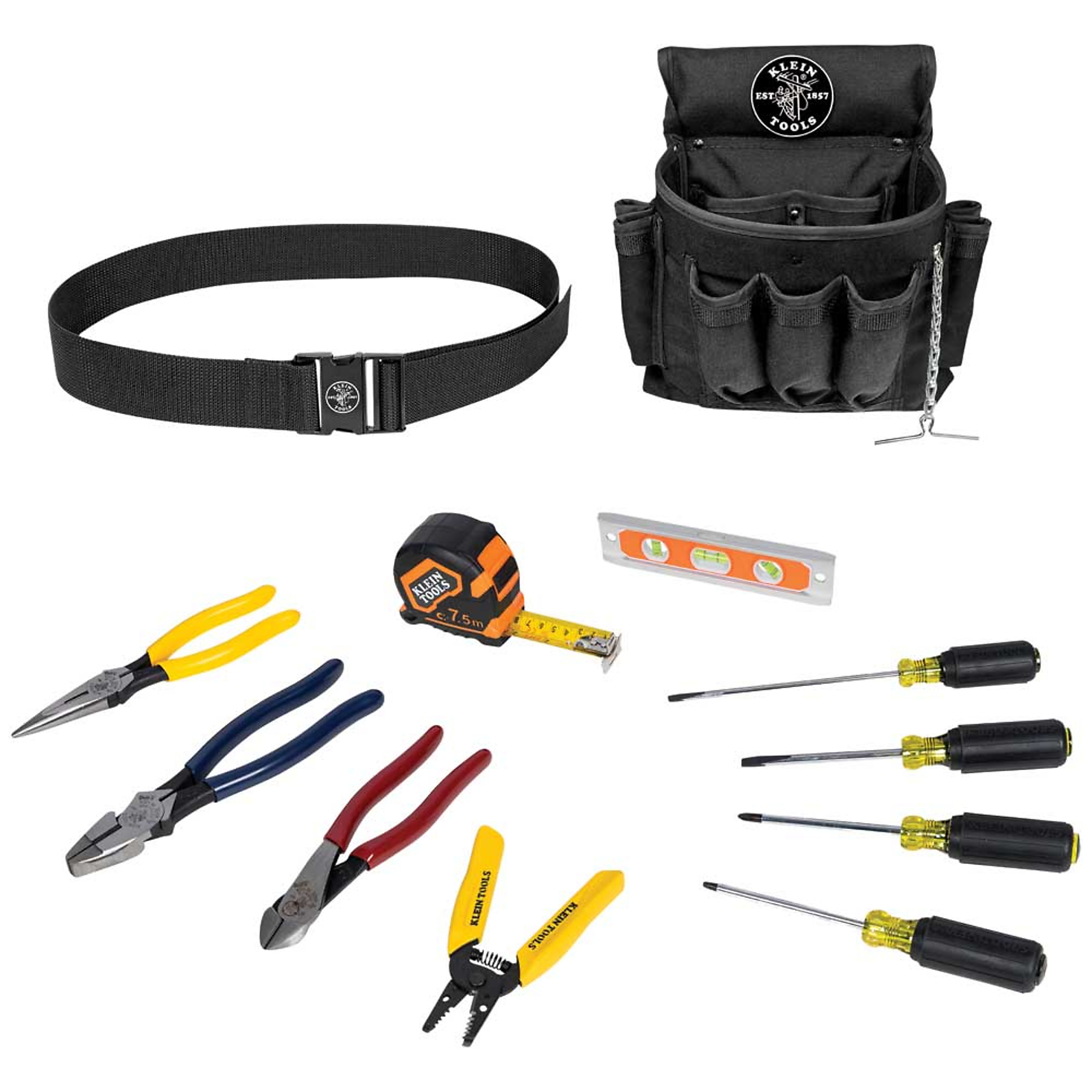 Klein Tools, Tool Kit, 12-Piece, Pieces (qty.) 12 Model# 92003
