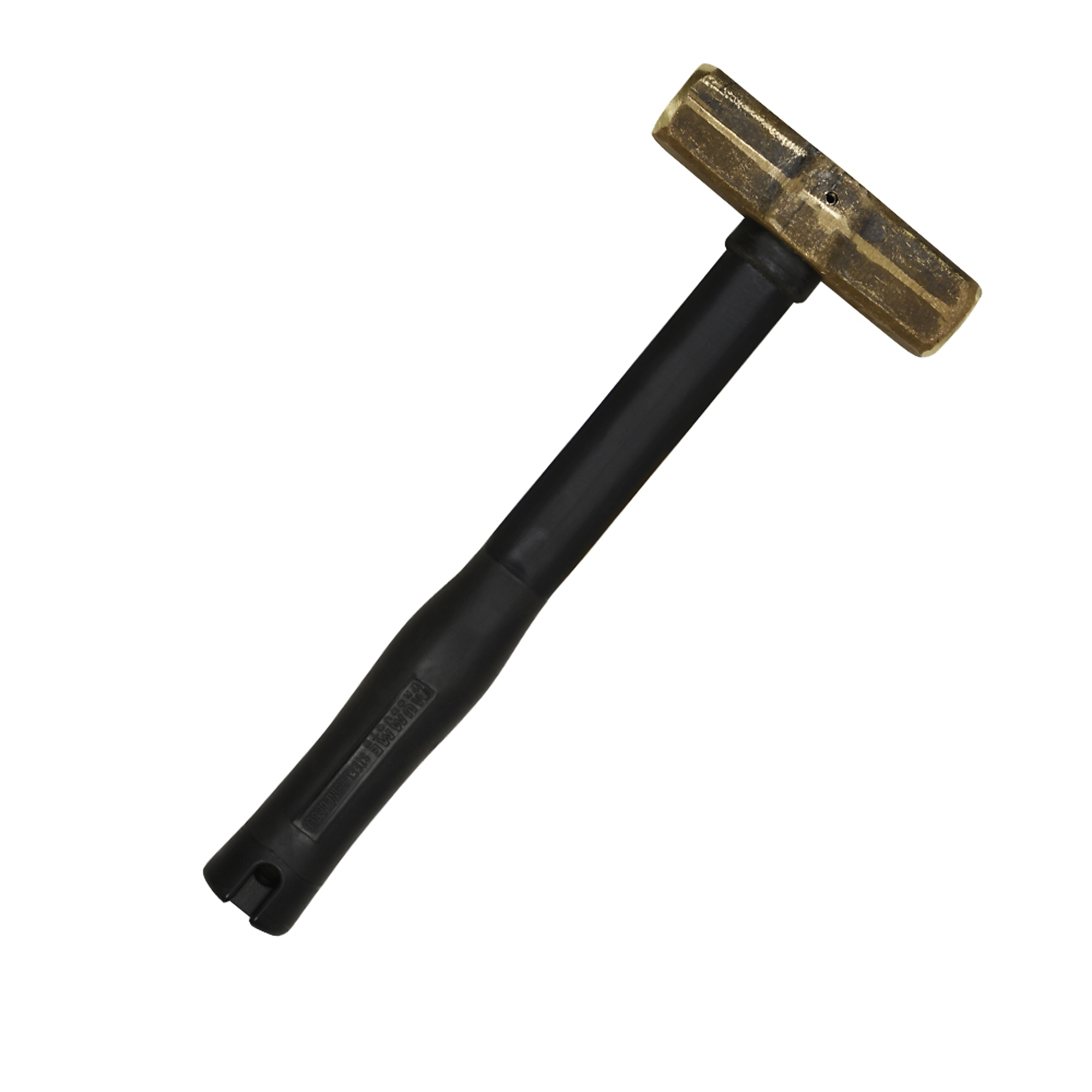 Klein Tools, Brass Sledge Hammer, FGL Rubber Grip, 4-Pound, Handle Length 14 in, Model# 7HBRFRH04