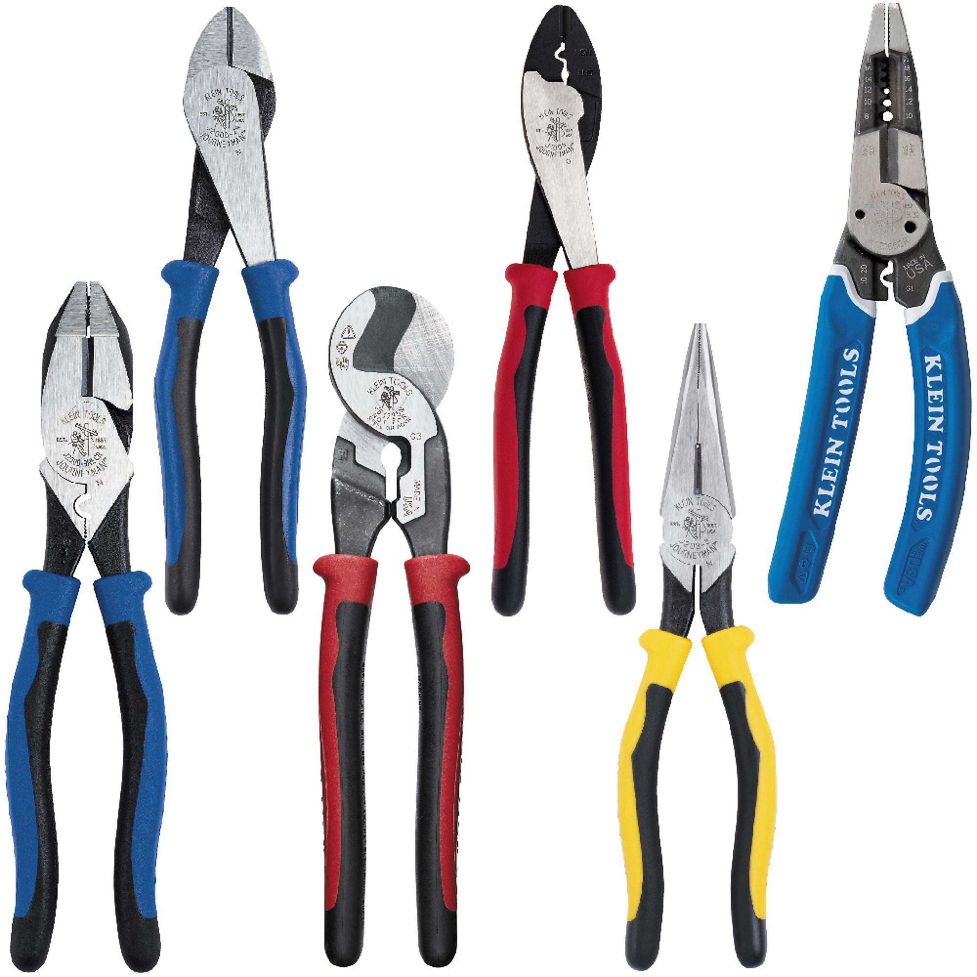 Klein Tools, Journeyman Plier Kit, 6-Piece, Pieces (qty.) 6 Model# 80086
