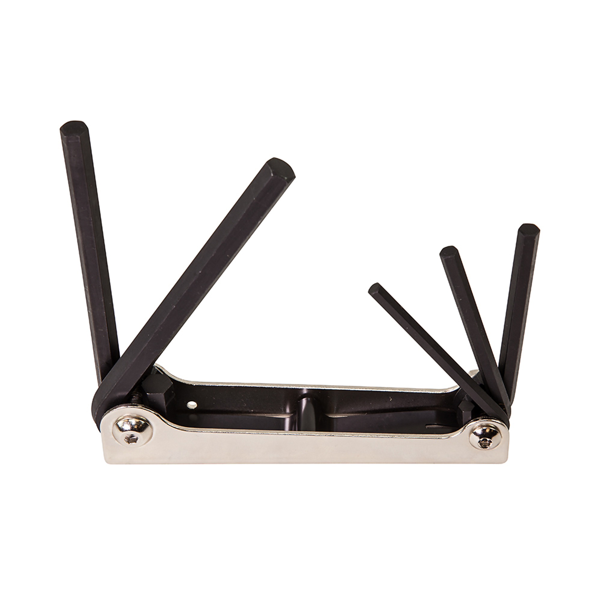 Klein Tools, Folding Hex Key Set, 5-Key, SAE Sizes, Pieces (qty.) 5 Model# 70579