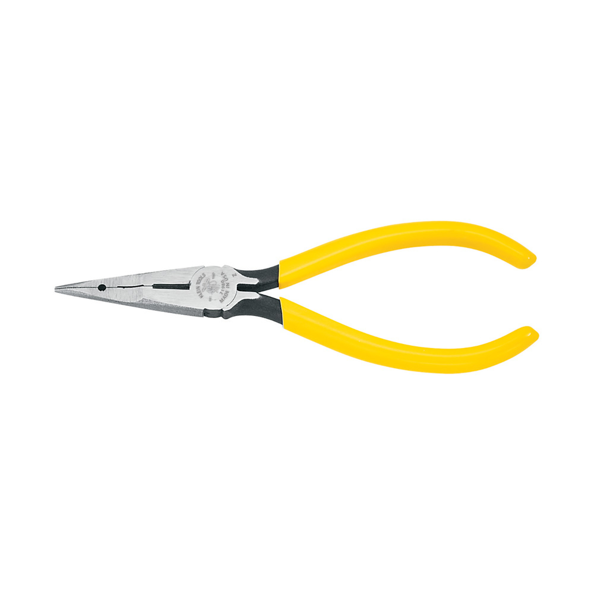 Klein Tools, Telephone Work Pliers, Needle-Nose Side-Cutters, T, Pieces (qty.) 1 Material Steel, Jaw Capacity 1.72 in, Model# 71980