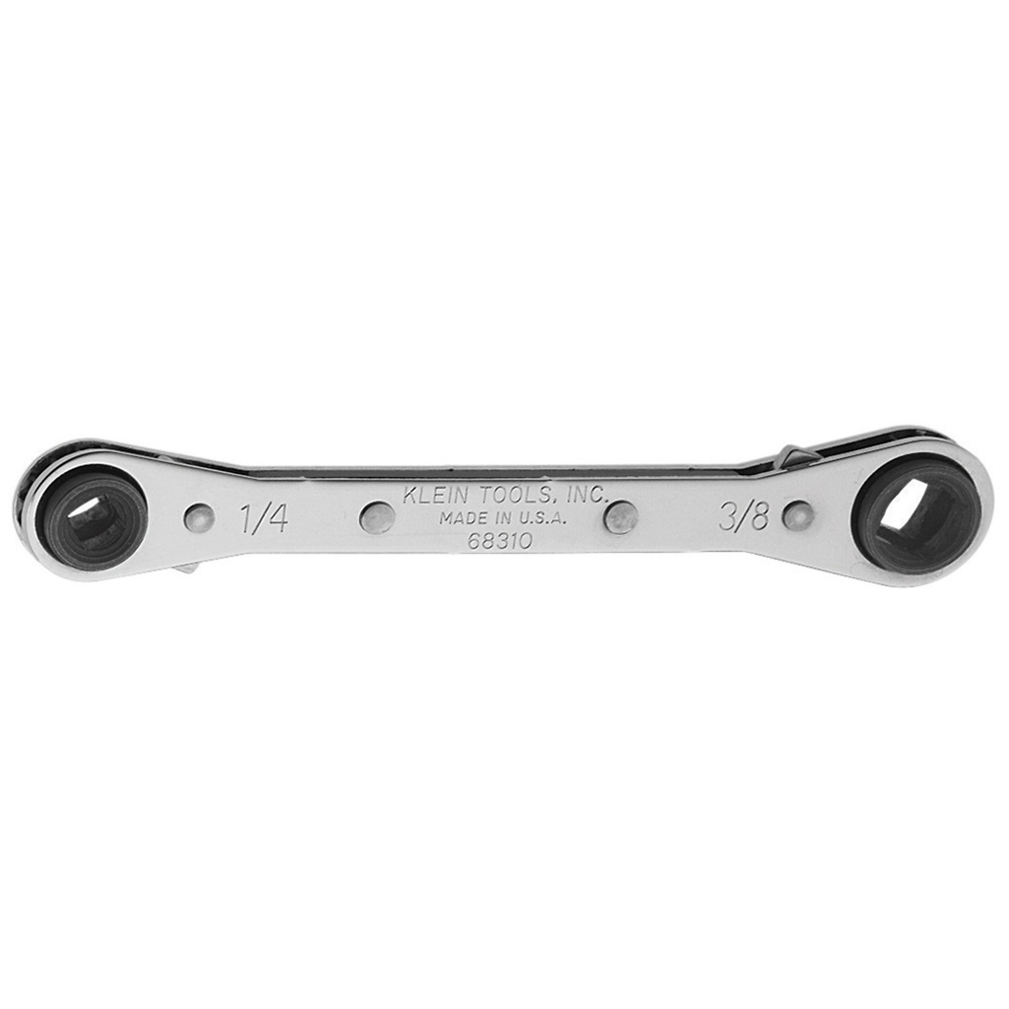 Klein Tools, Ratcheting Refrigeration Wrench 6-13/16in., Model# 68309