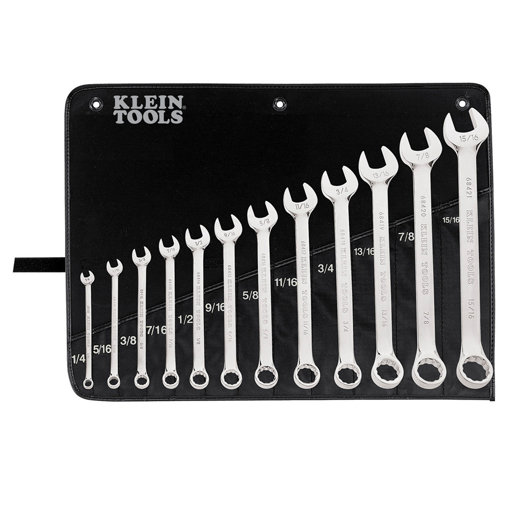 Klein Tools, Combination Wrench Set, 12-Piece, Model# 68404