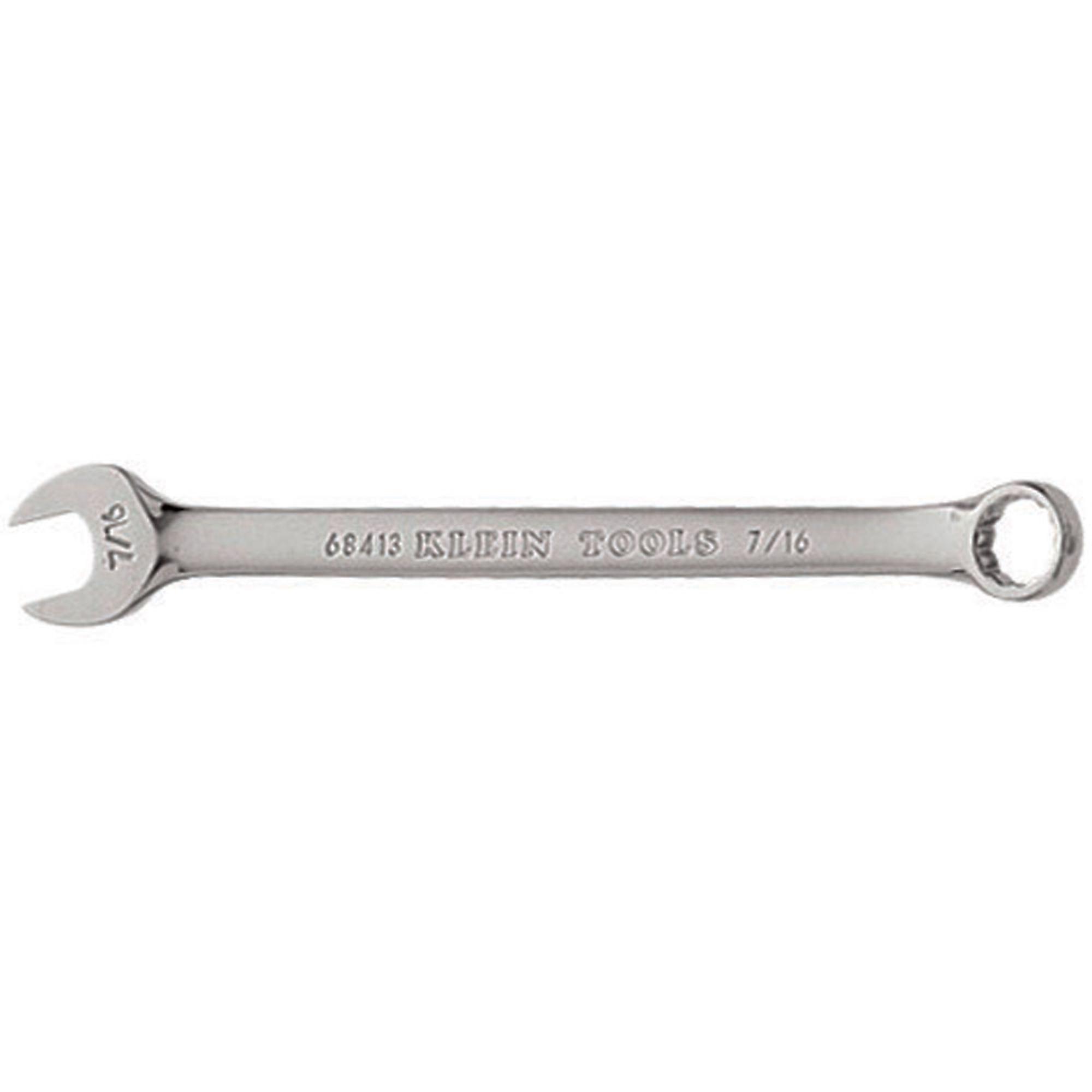 Klein Tools, 7/16in. Combination Wrench, 12-Point, Model# 68413