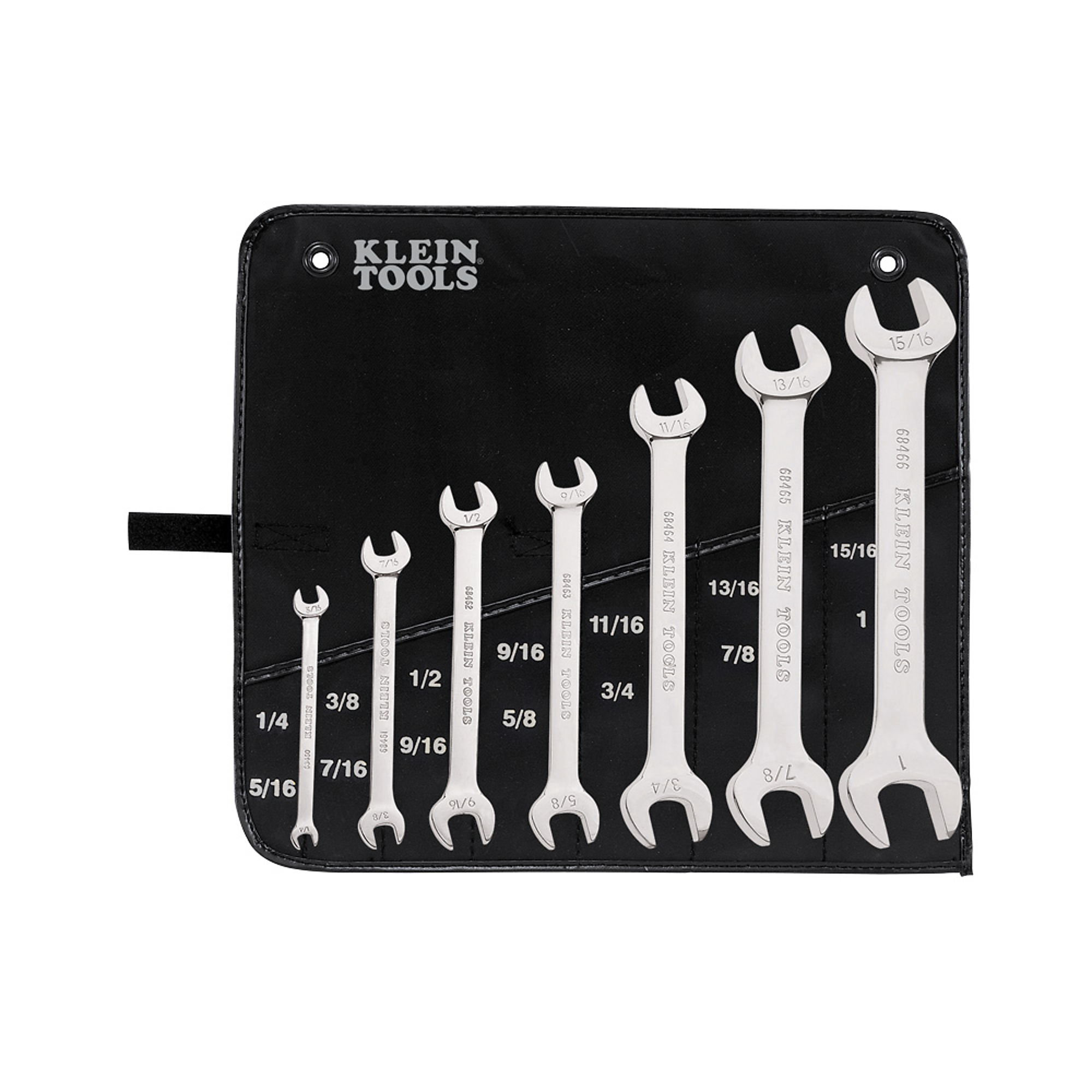 Klein Tools, Open-End Wrench Set, 7-Piece, Model# 68452