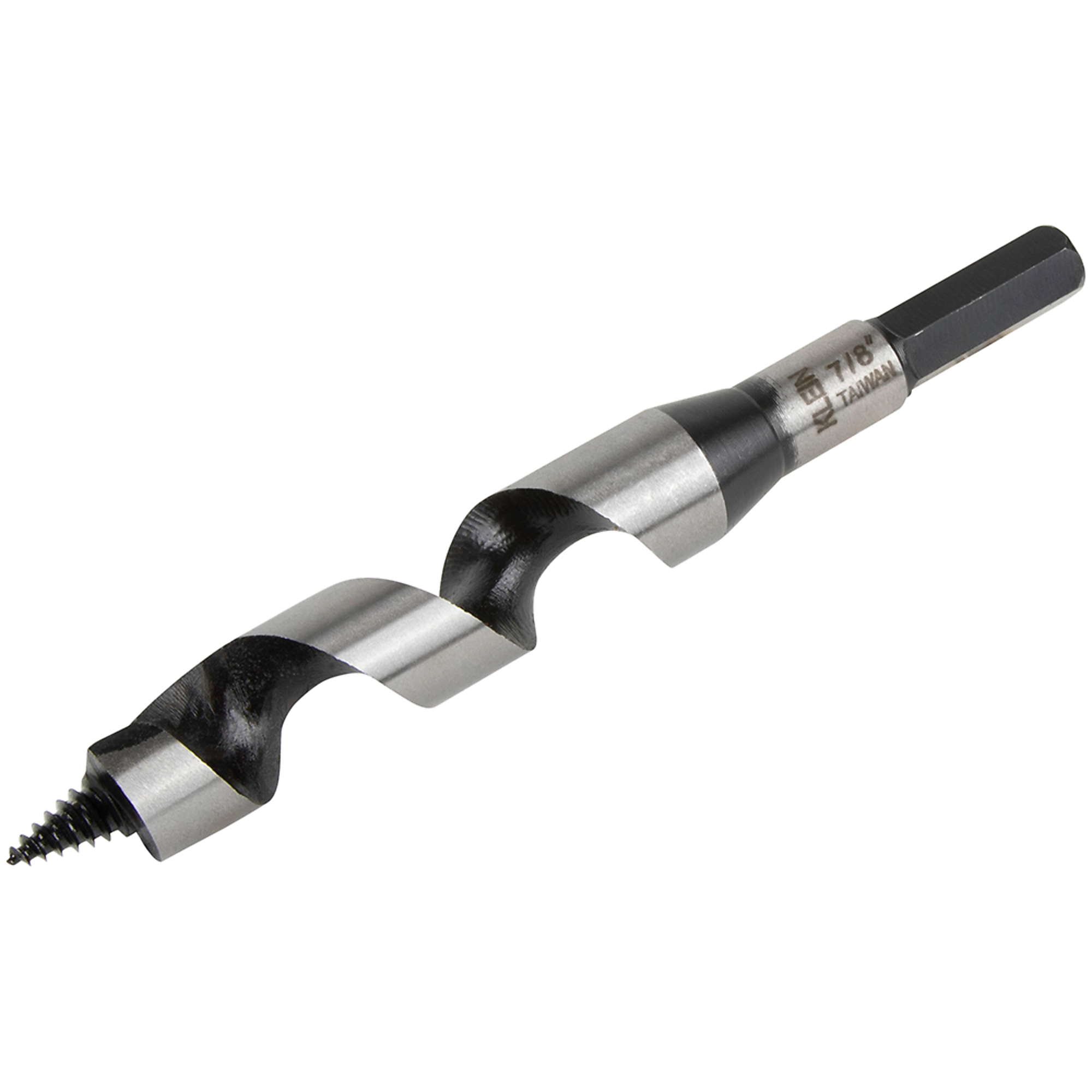 Klein Tools, Ship Auger Bit with Screw Point 7/8in., Auger Bit Diameter 0.88 in, Auger Bit Length 6 in, Model# 53404