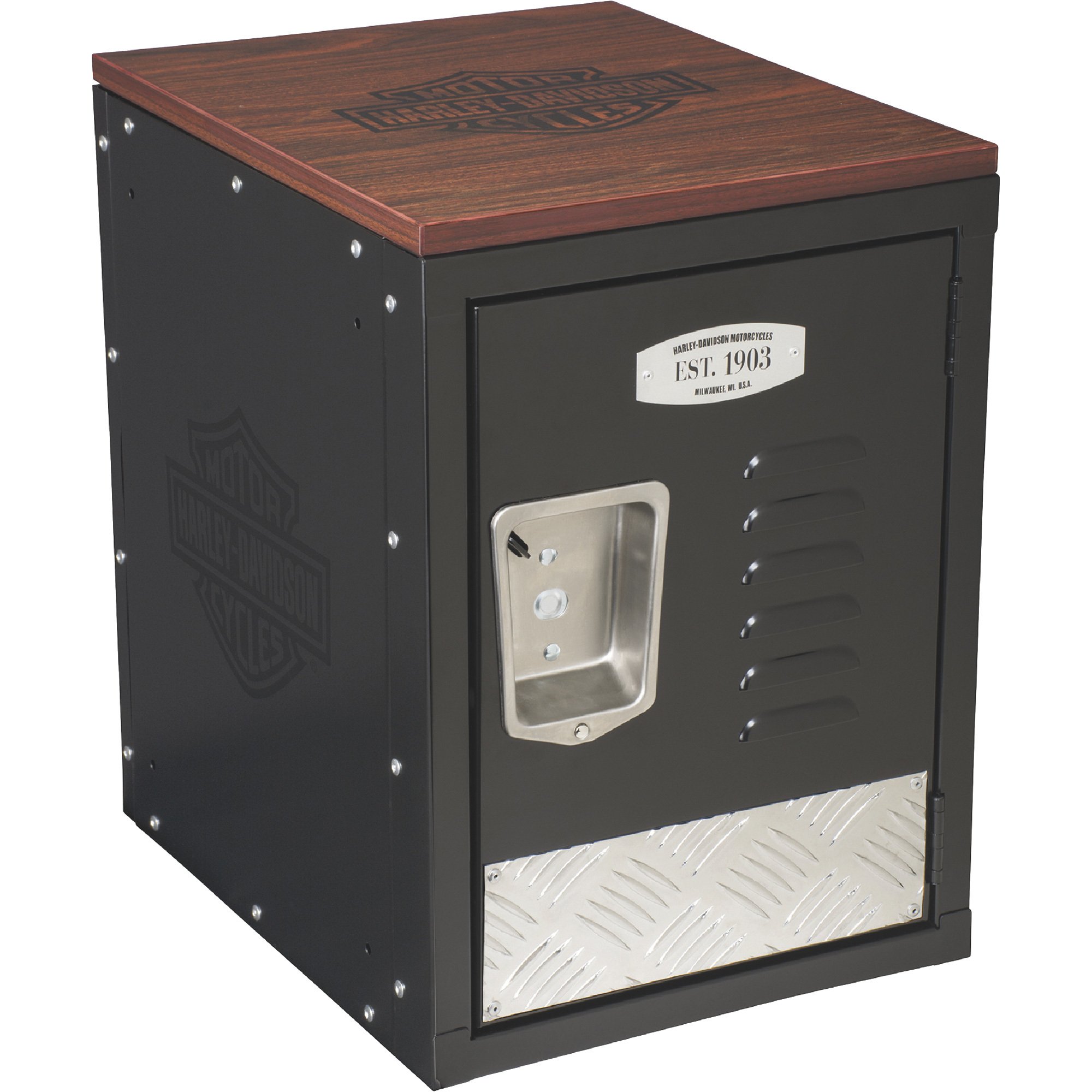 Harley-Davidson Bar & Shield Metal Storage Locker — 13in.L x 20in
