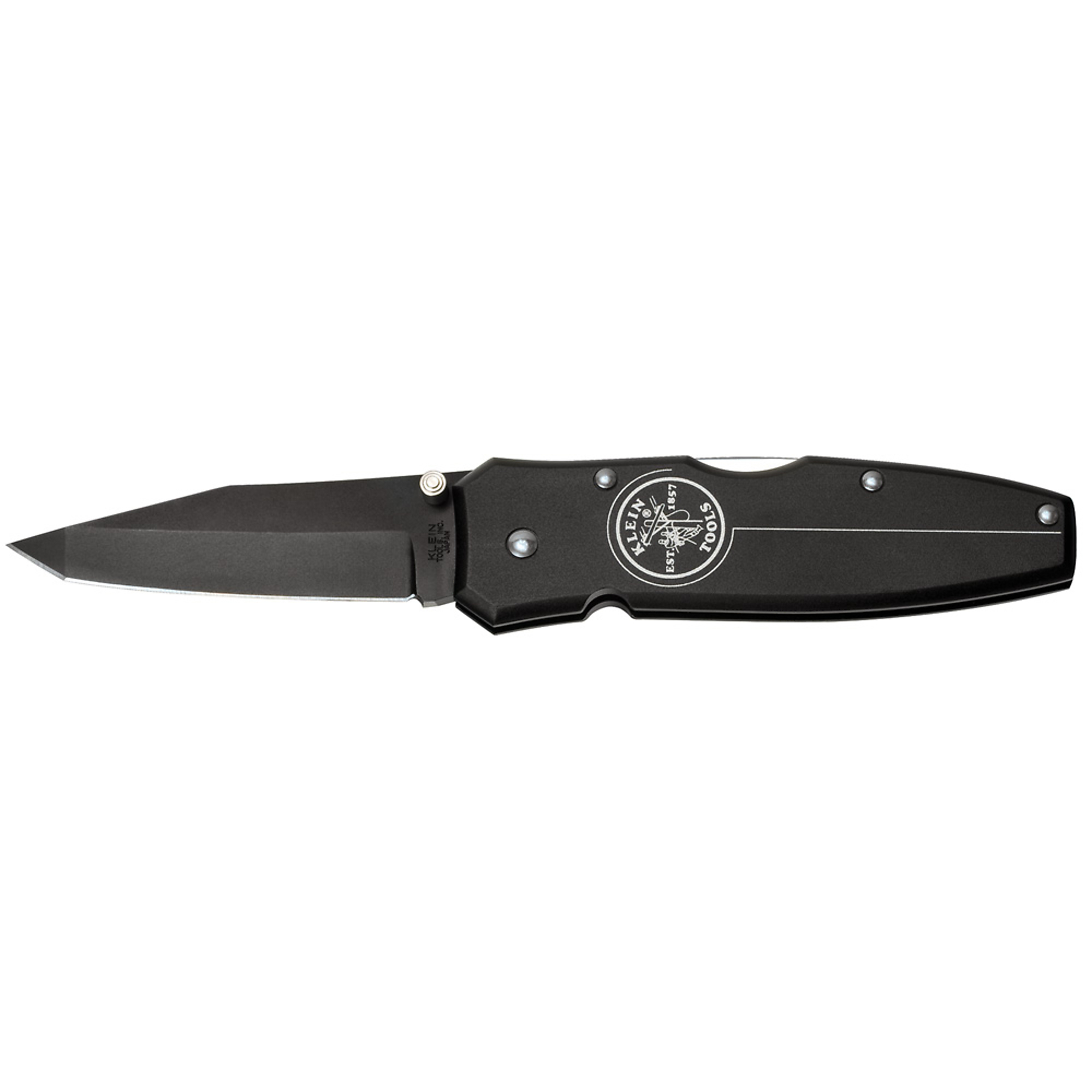Klein Tools, Tanto Lockback Knife 2-1/2in. Blade, Blades (qty.) 1 Knives (qty.) 1 Folding, Model# 44052BLK