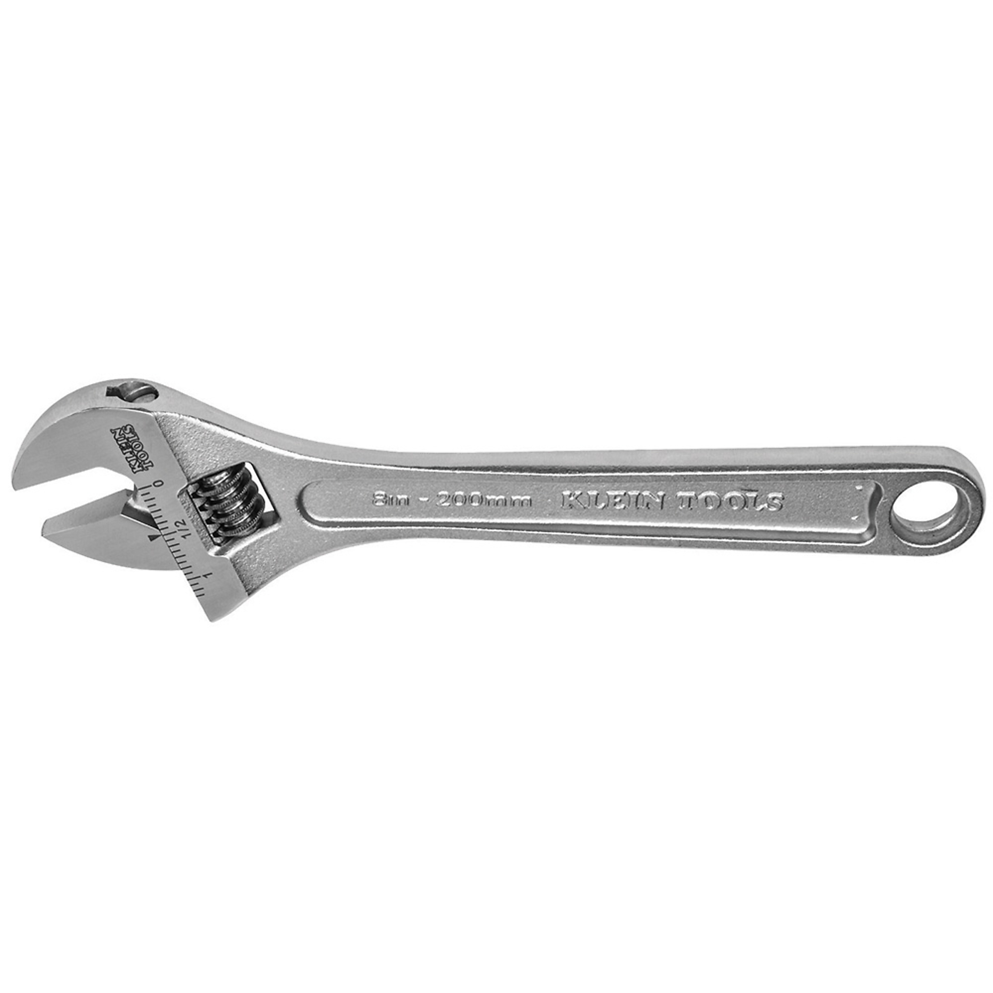 Klein Tools, Adjustable Wrench, Extra-Capacity, 8in., Model# 507-8
