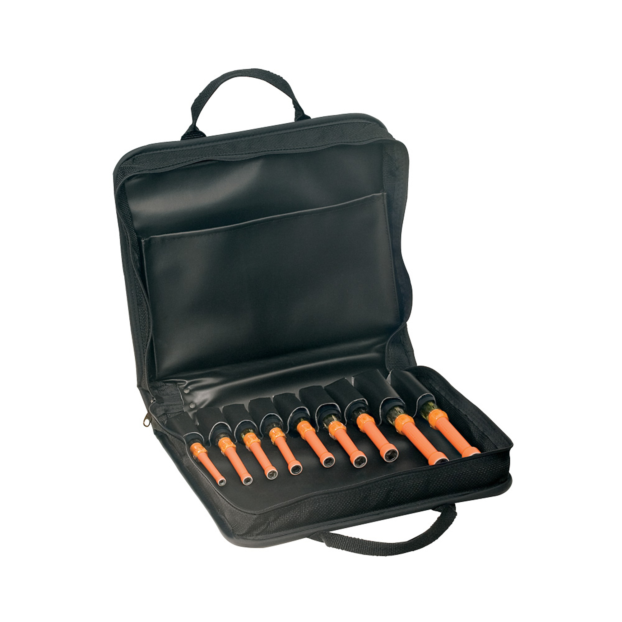 Klein Tools, Replacement Case for Driver Kit 33524 Color Black, Pockets (qty.) 10 Material Nylon, Model# 33534