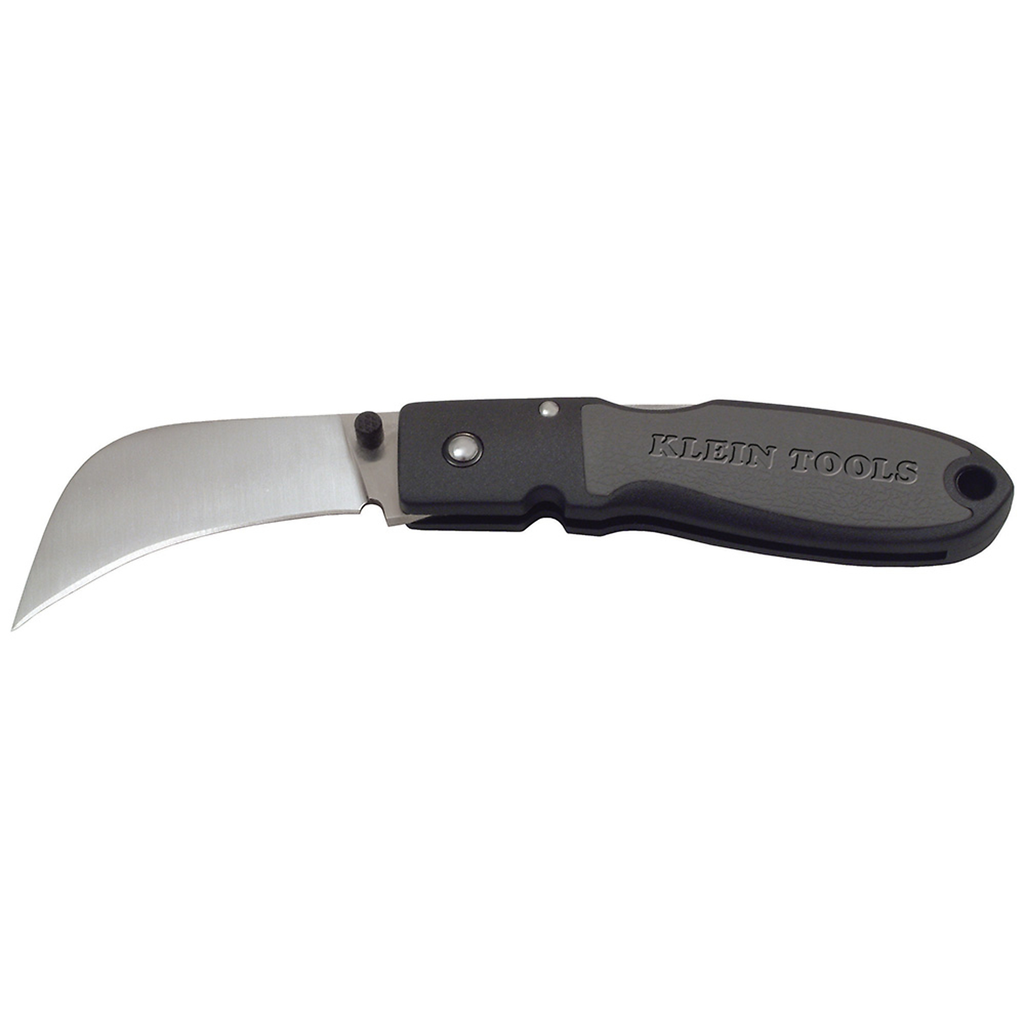 Klein Tools, Lockback Knife, 2-5/8in. Hawkbill Blade, Black H, Blades (qty.) 1 Knives (qty.) 1 Folding, Model# 44005