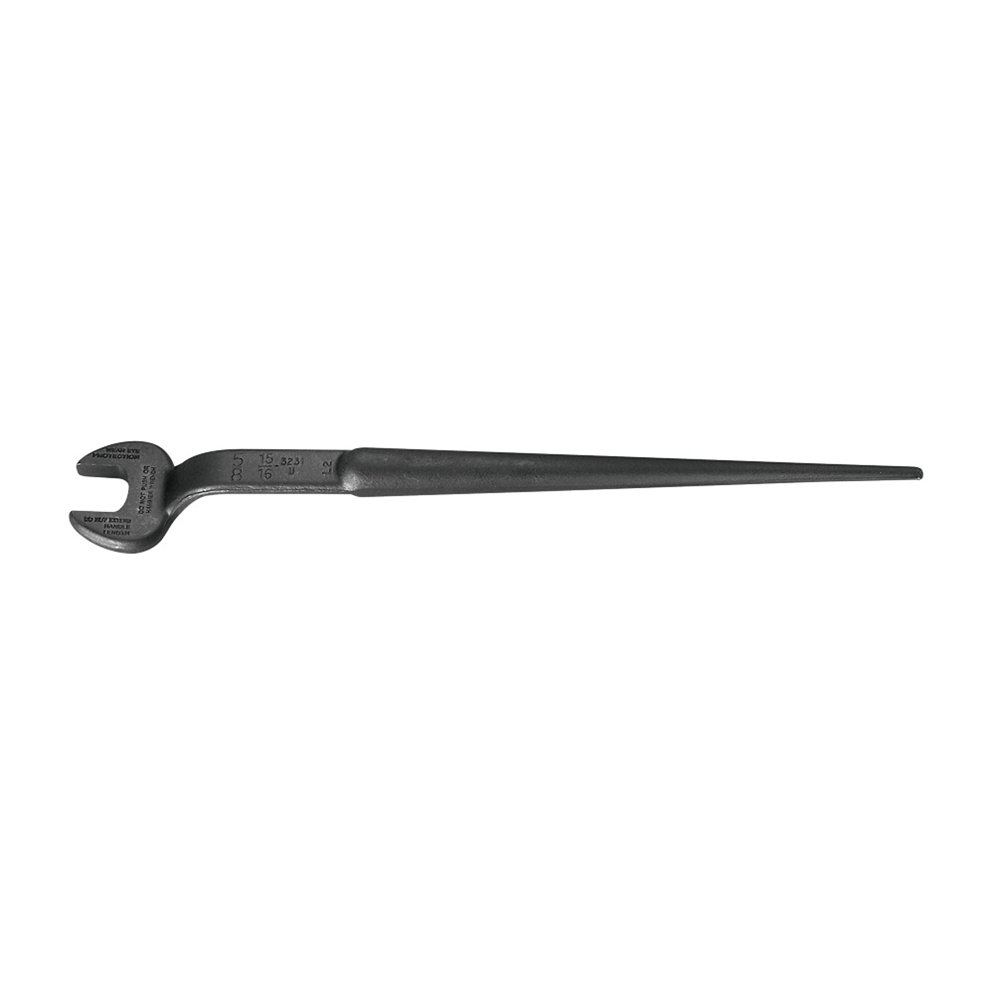 Klein Tools, Spud Wrench, 1-1/16in. Nominal Opening for Utili, Model# 3232